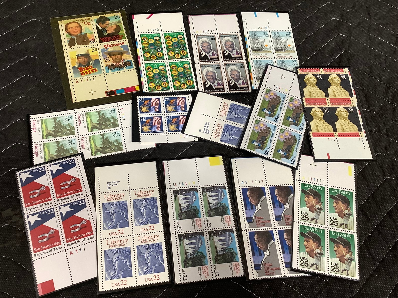 US Mint Postage Blocks (1 of 1)