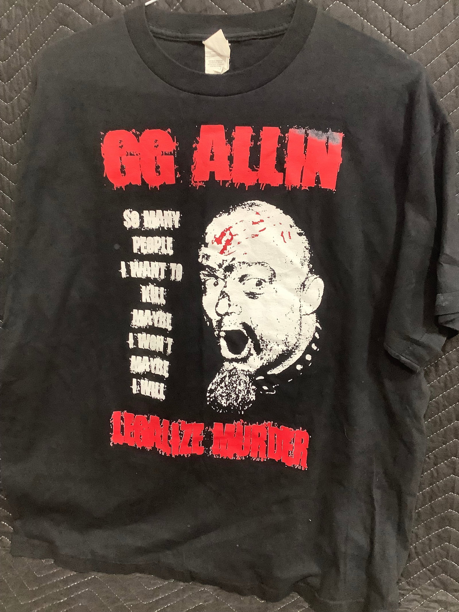 GG Allin Tshirt (XL): GG Allin Tshirt (XL)