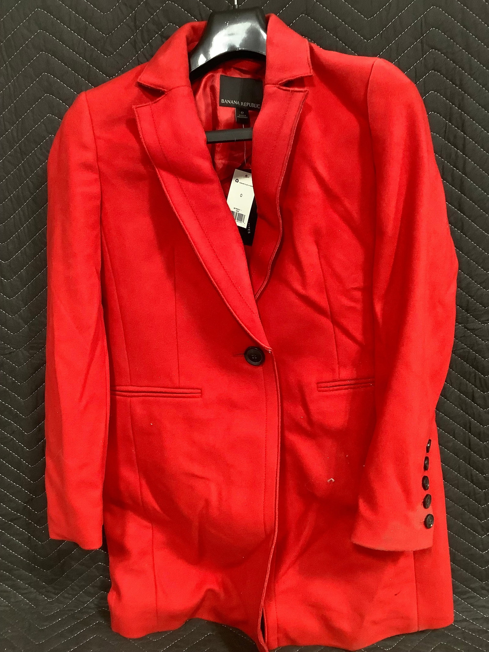 Banana Republic red blazer(new with tag, size 0): Banana Republic red blazer(new with tag, size 0)