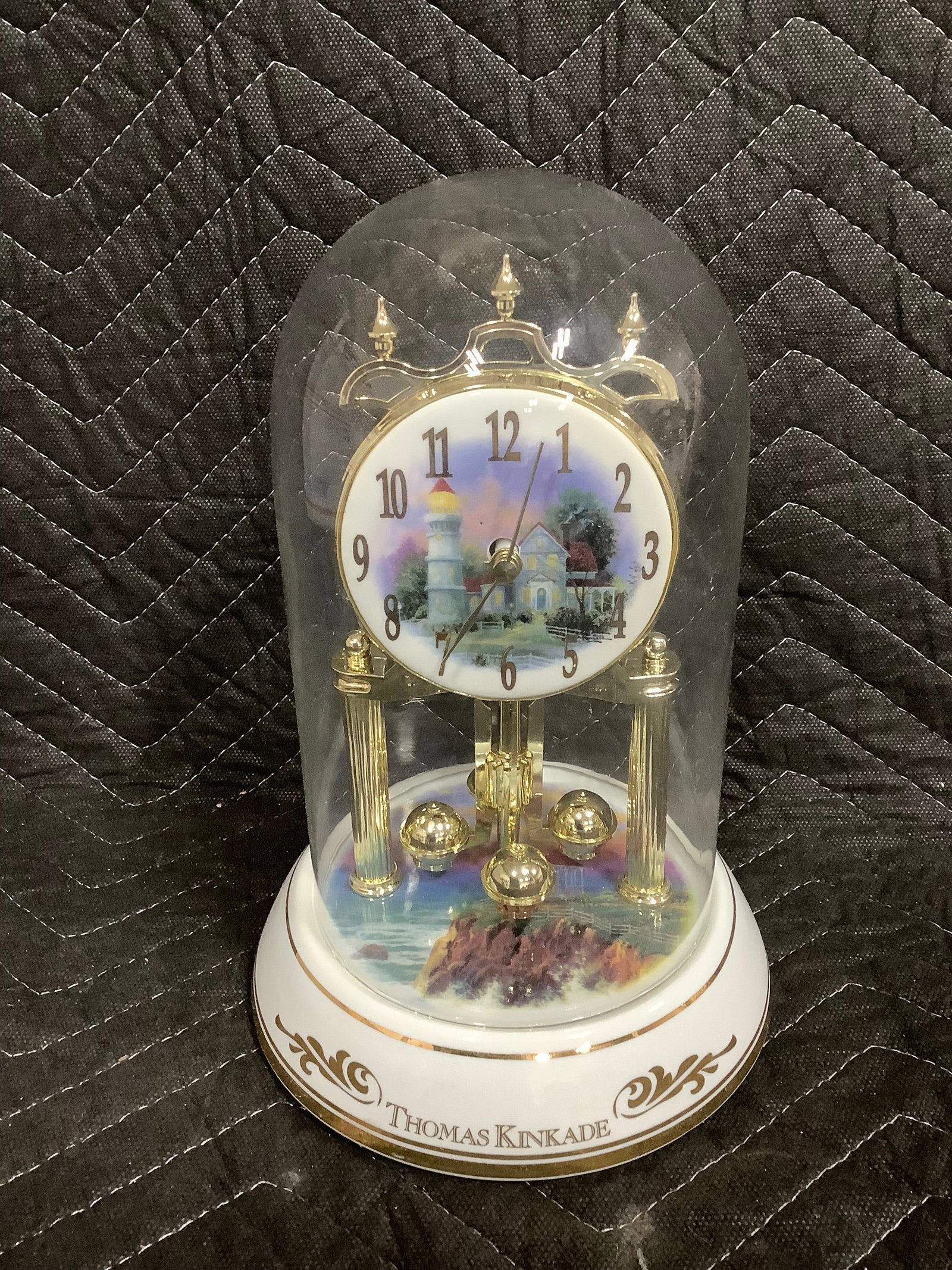 Thomas Kinkade anniversary chime clock (1 of 1)