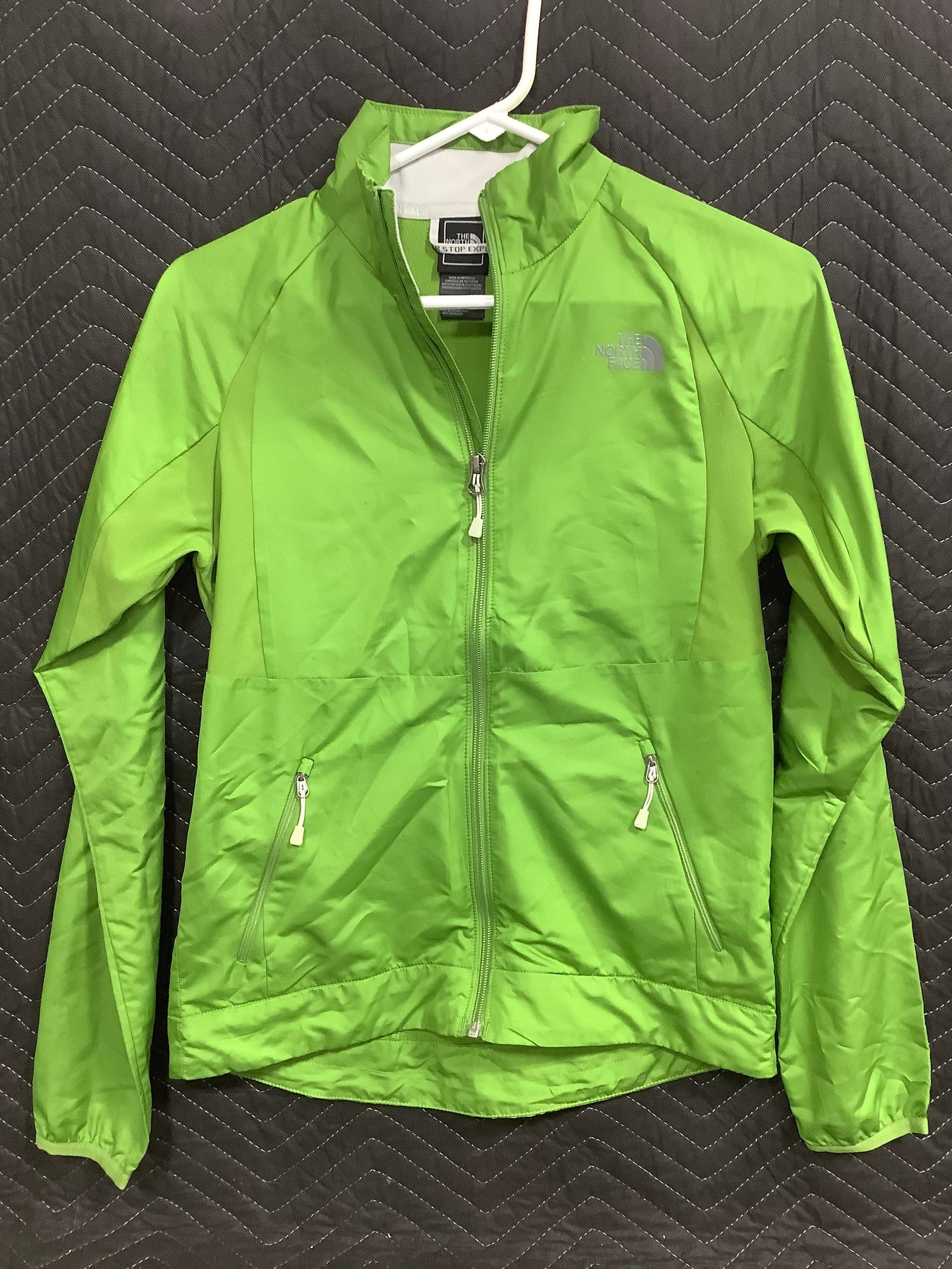 The North Face green zip up(S) (1 of 1)