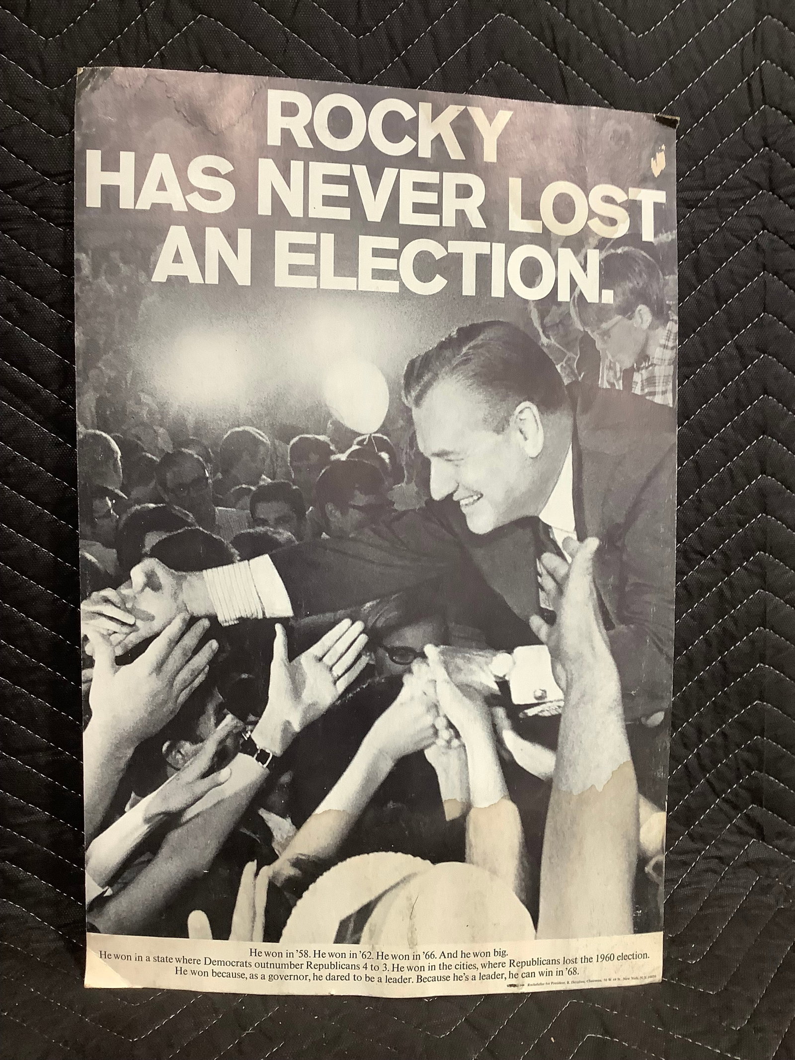 Rocky Political Poster (13.5inx20.5in): Rocky Political Poster (13.5inx20.5in)