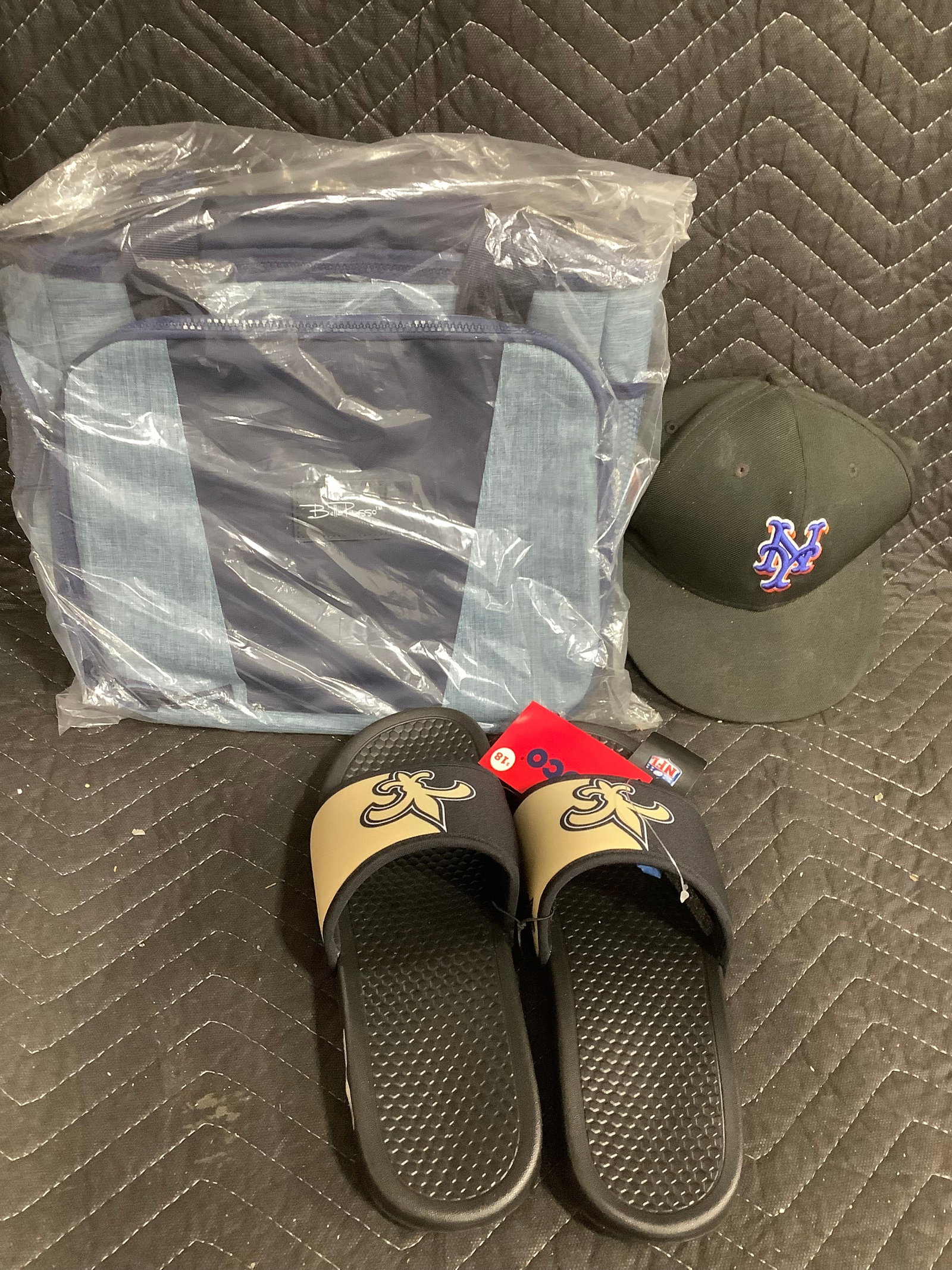 NY Mets Hat, New Orleans Saints Slides (9-10), and more: NY Mets Hat, New Orleans Saints Slides (9-10), and more