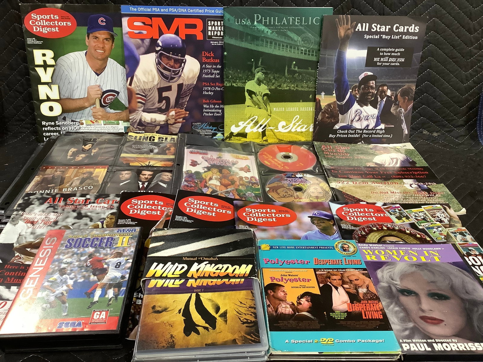 Various DVDs, Magazines, and more (1 of 1)