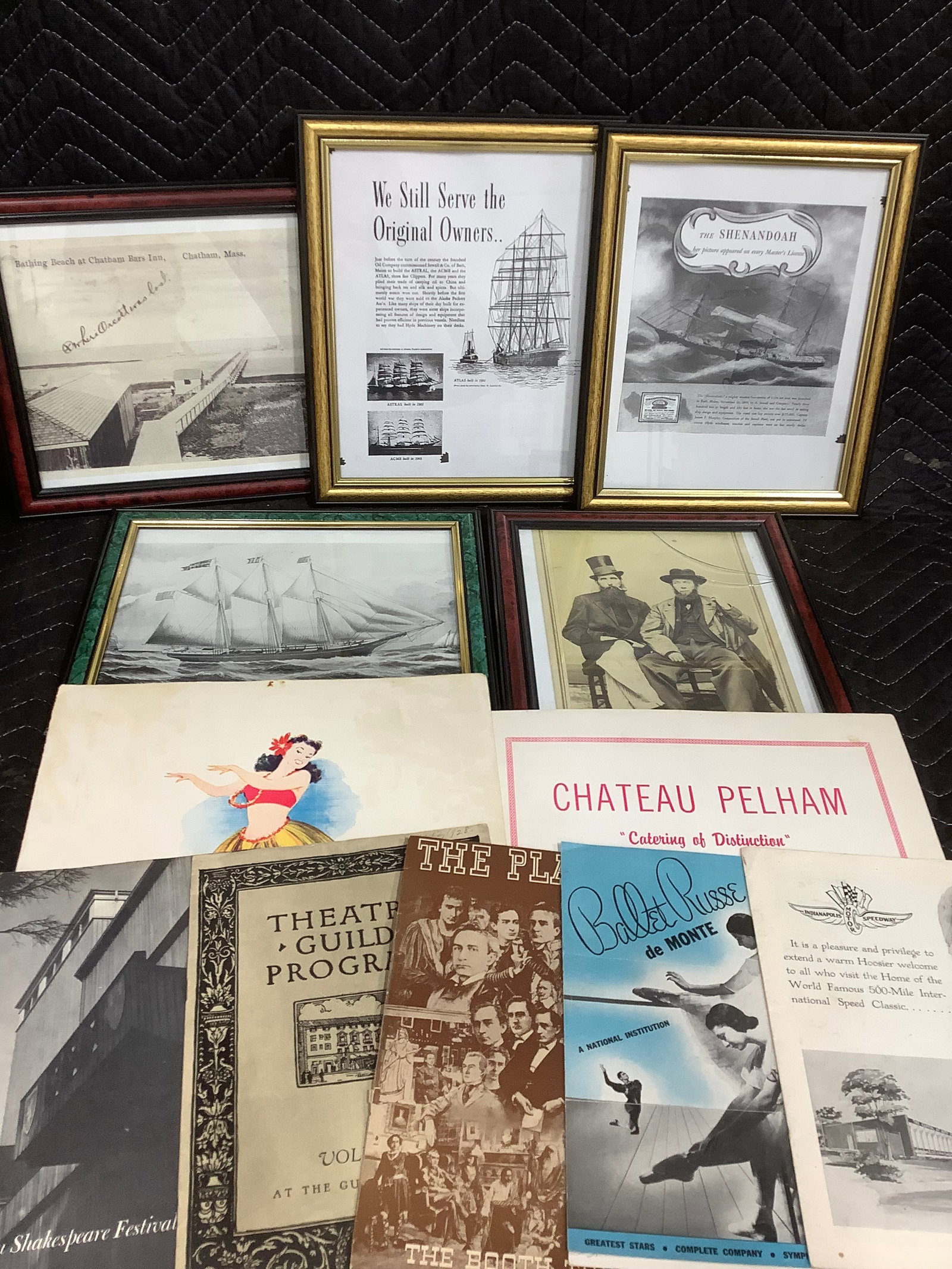 Vintage Framed Nautical Prints (9.5inx11.5in) *one is cracked* , and more (1 of 1)