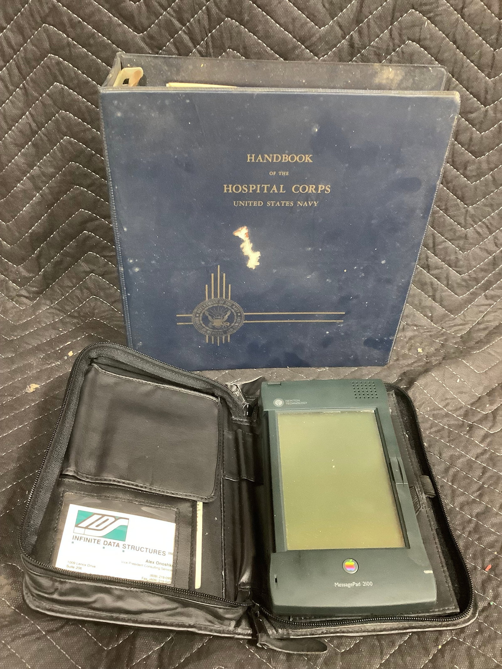 US Navy Handbook, and MessagePad 2100 (1 of 1)