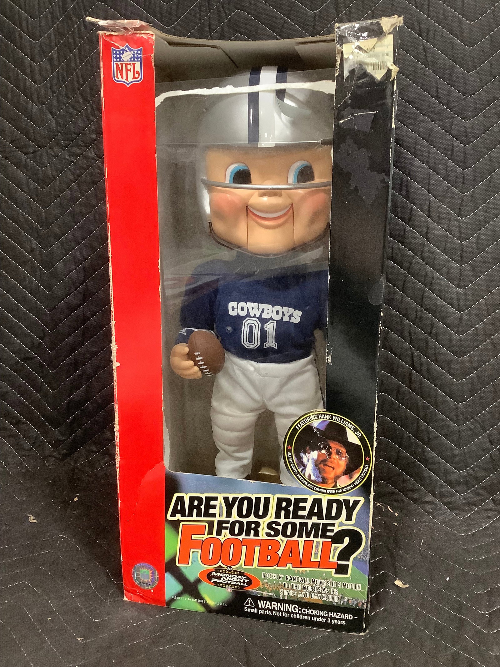 NFL Cowboys Collectible Motion Doll *in box*: NFL Cowboys Collectible Motion Doll *in box*