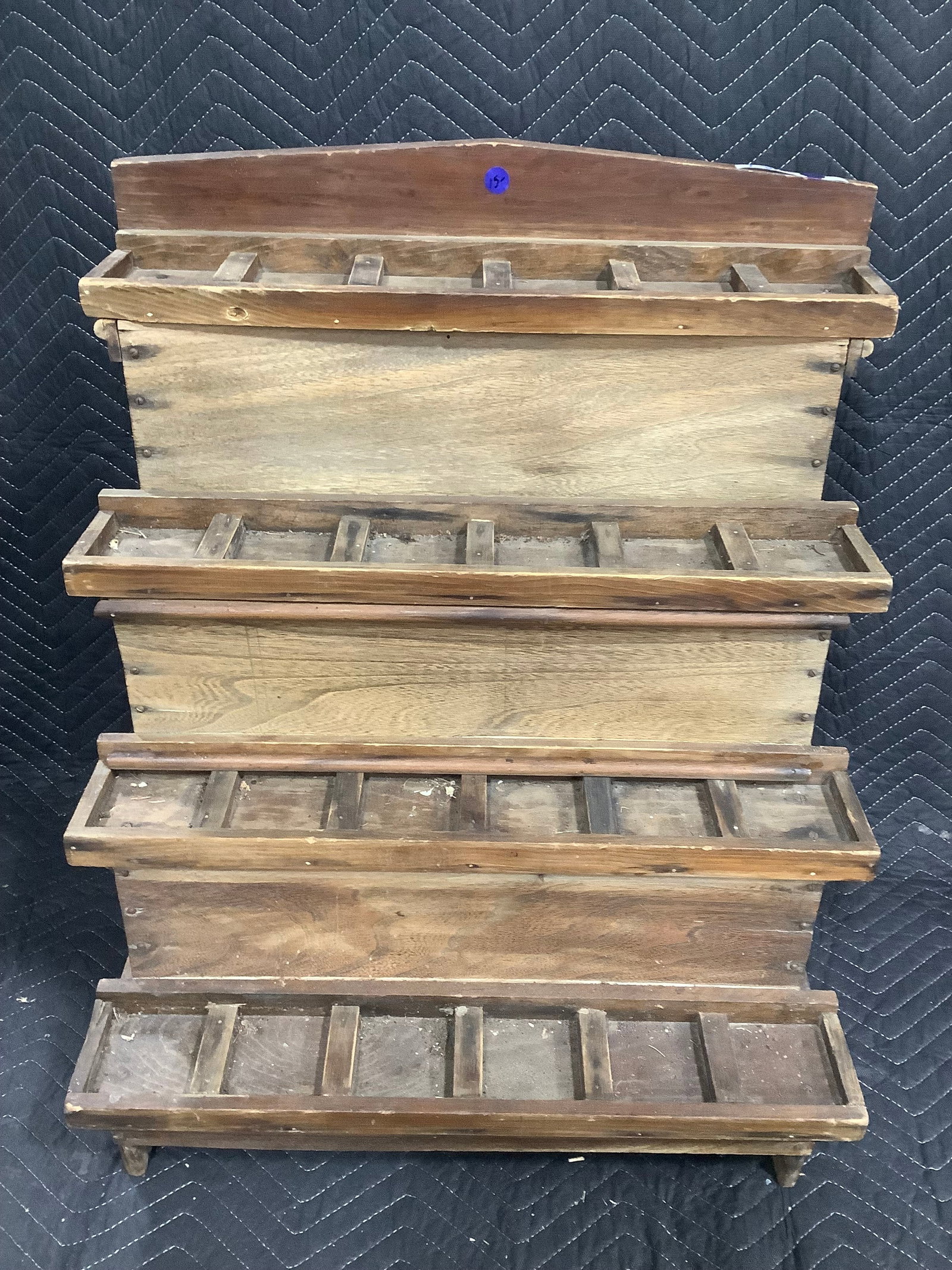Vintage Wooden Display Stand (27inx23inx16.5in) *top needs repair* (1 of 1)