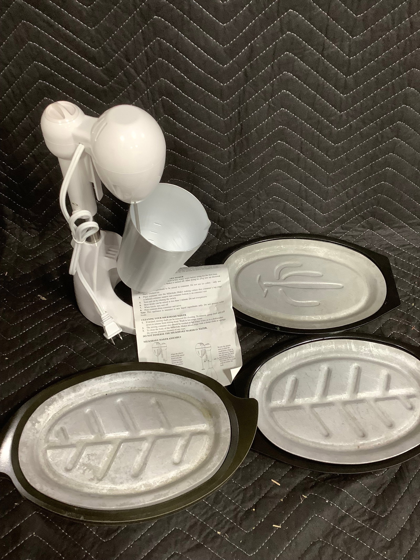 Milkshake Maker, and Sizzler Steak Plates: Milkshake Maker, and Sizzler Steak Plates