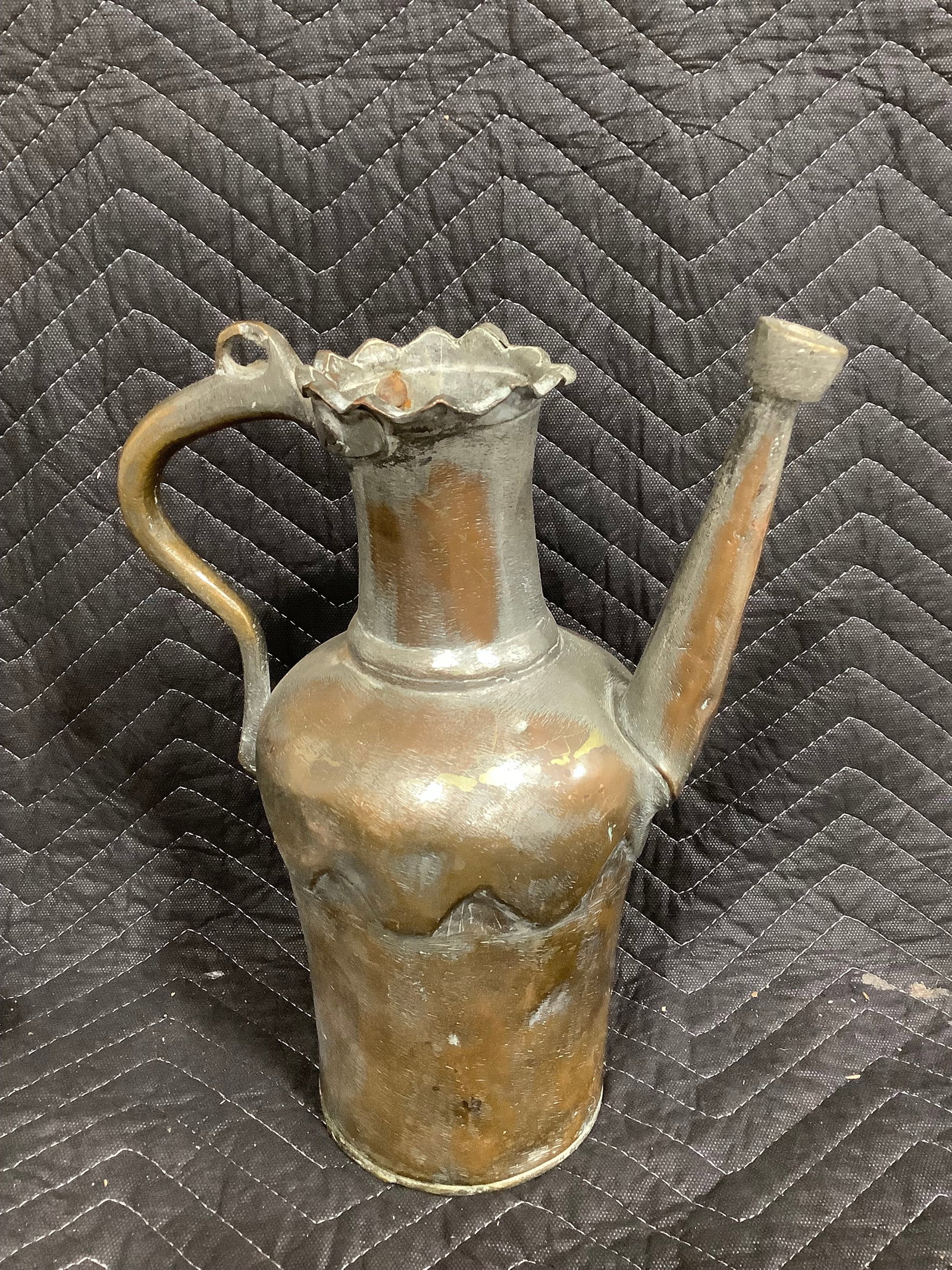1800s copper water pitcher(13in tall) (1 of 1)