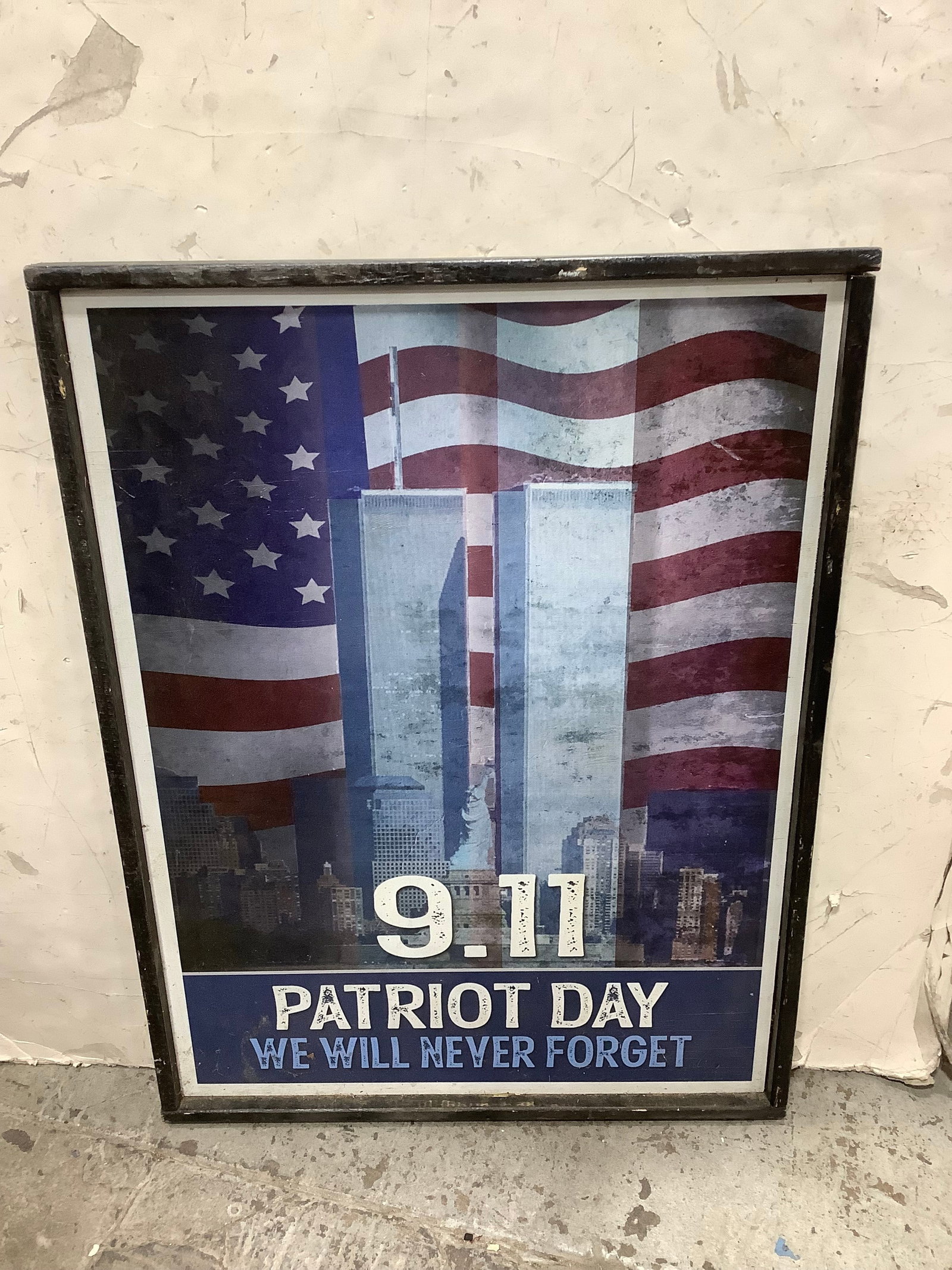 9.11 Patroit Day wooden framed wall decor(25inx33in) (1 of 1)