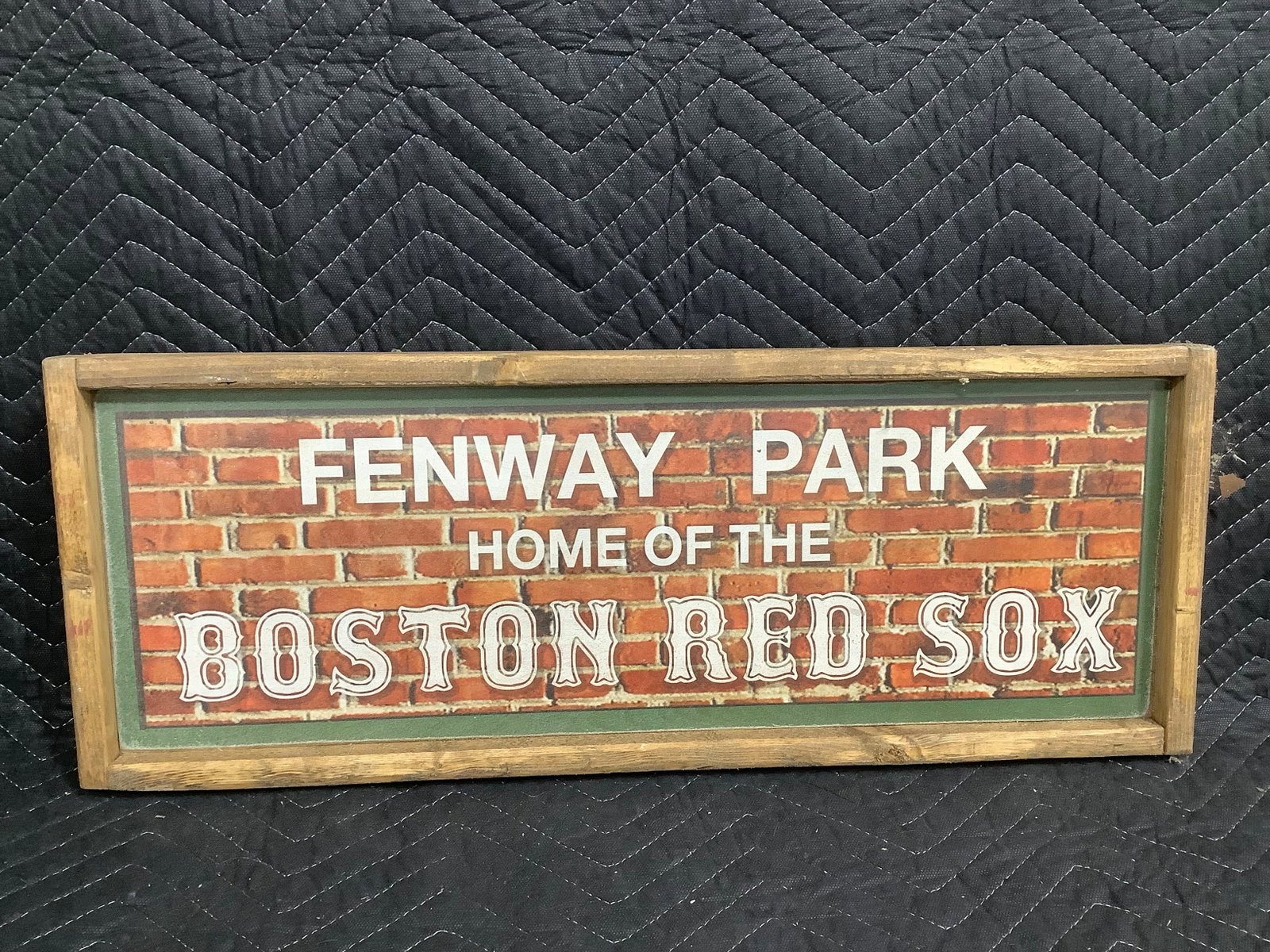 Fenway Park Boston Red Sox wooden wall decor sign(9.5inx25in) (1 of 1)
