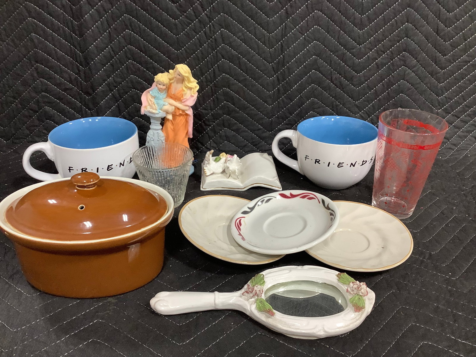 Ceramic Friends Mugs, Lidded Hall Container, and more: Ceramic Friends Mugs, Lidded Hall Container, and more