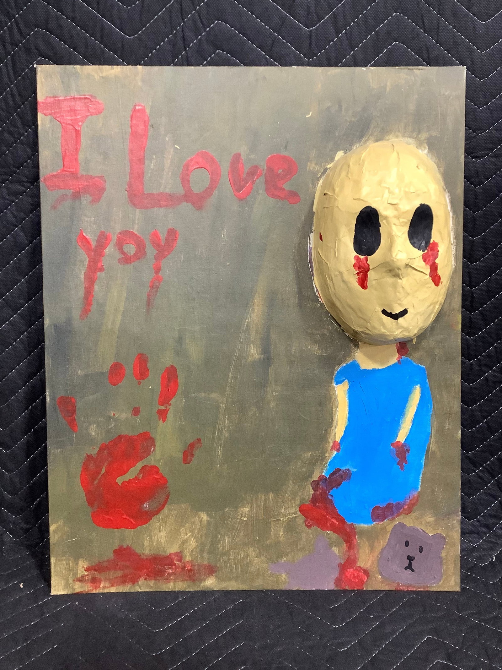 I love you Canvas Artwork (16inx20in) (1 of 1)