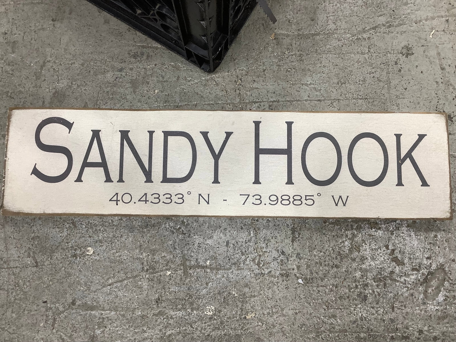Sandy Hook Wooden Wall Decor (6inx24in) (1 of 1)