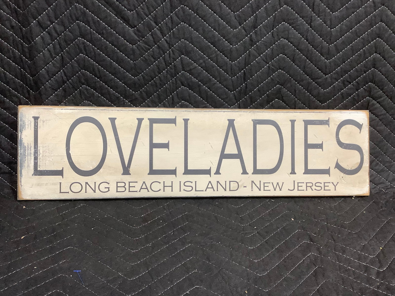 Long Beach Island Wooden Wall Decor (6inx24in): Long Beach Island Wooden Wall Decor (6inx24in)