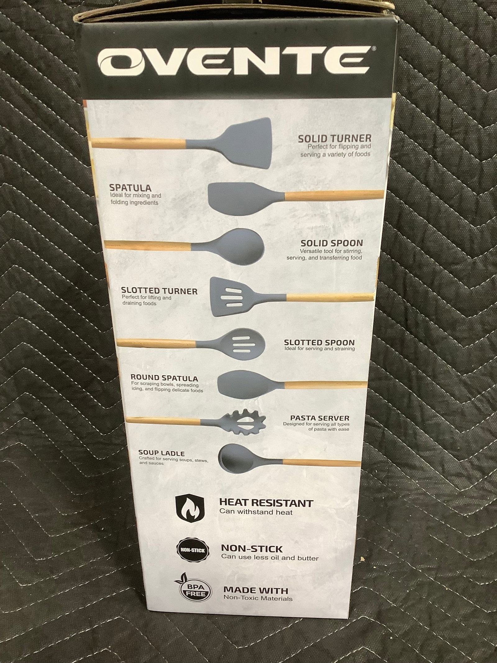 Ovente 15pc Silicone Kitchen Utencils: Ovente 15pc Silicone Kitchen Utencils