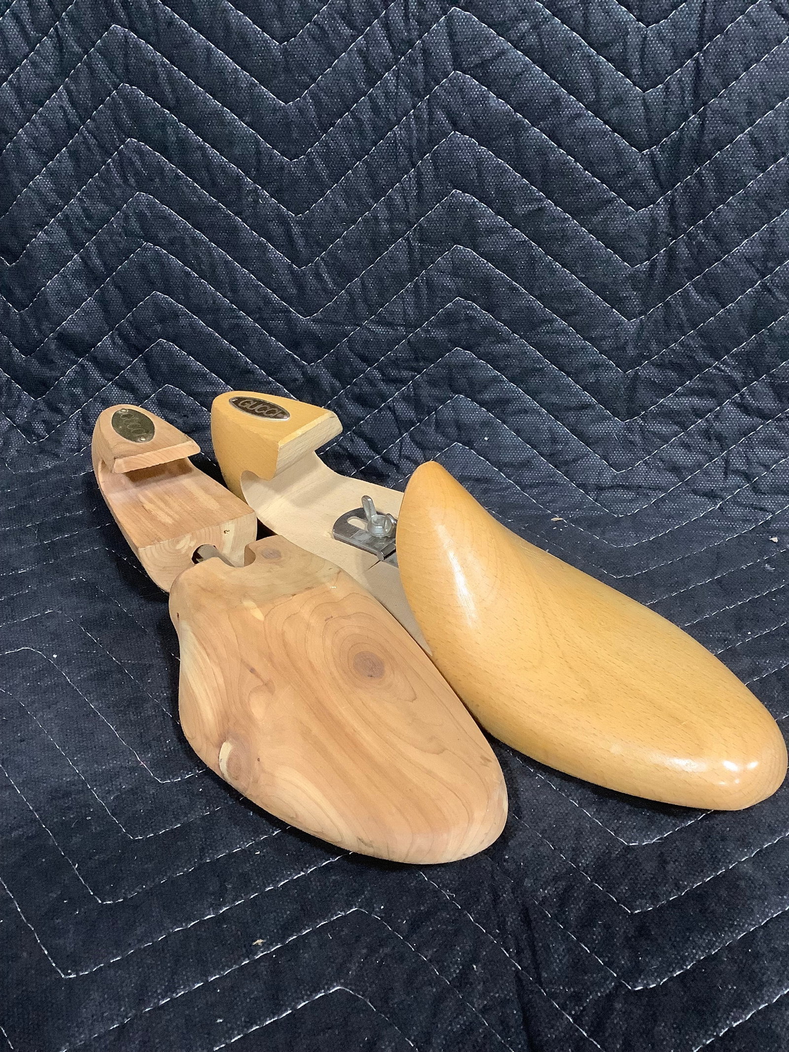 Vintage Gucci shoe trees left and right, mismatches, sizes 7 and 44 (1 of 1)