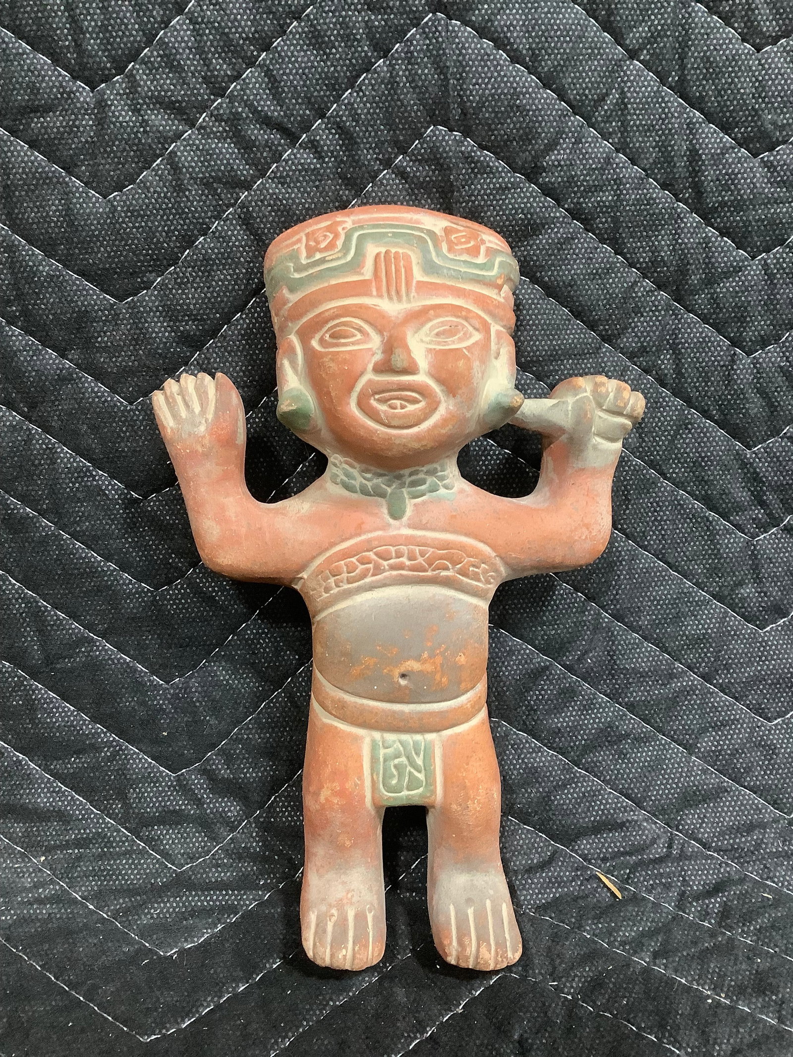 Terracotta Aztec figurine(7in tall) (1 of 1)