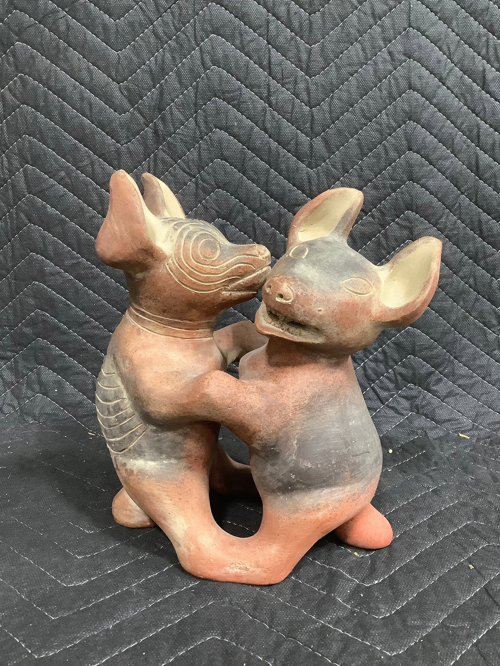 Colima dancing dogs(9in tall) (1 of 1)