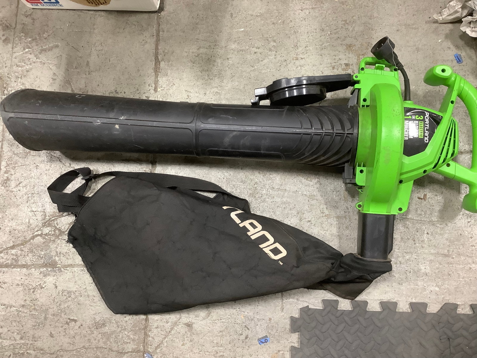 Portland 3 in 1 electric blower vaccum mulcher (1 of 1)
