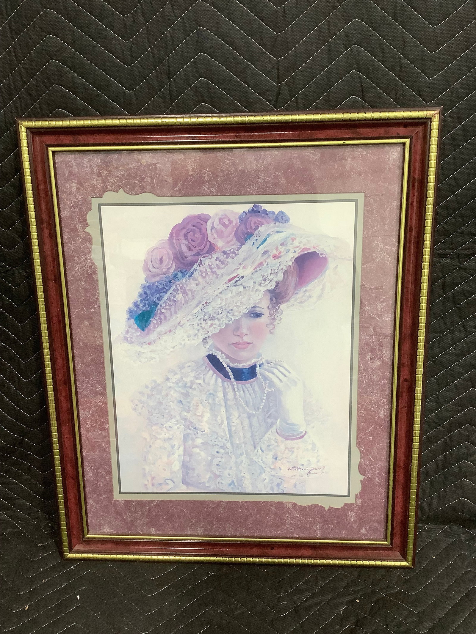 The Garden Party framed print by Bettie Herbert Felder(18.5inx22.5in): The Garden Party framed print by Bettie Herbert Felder(18.5inx22.5in)