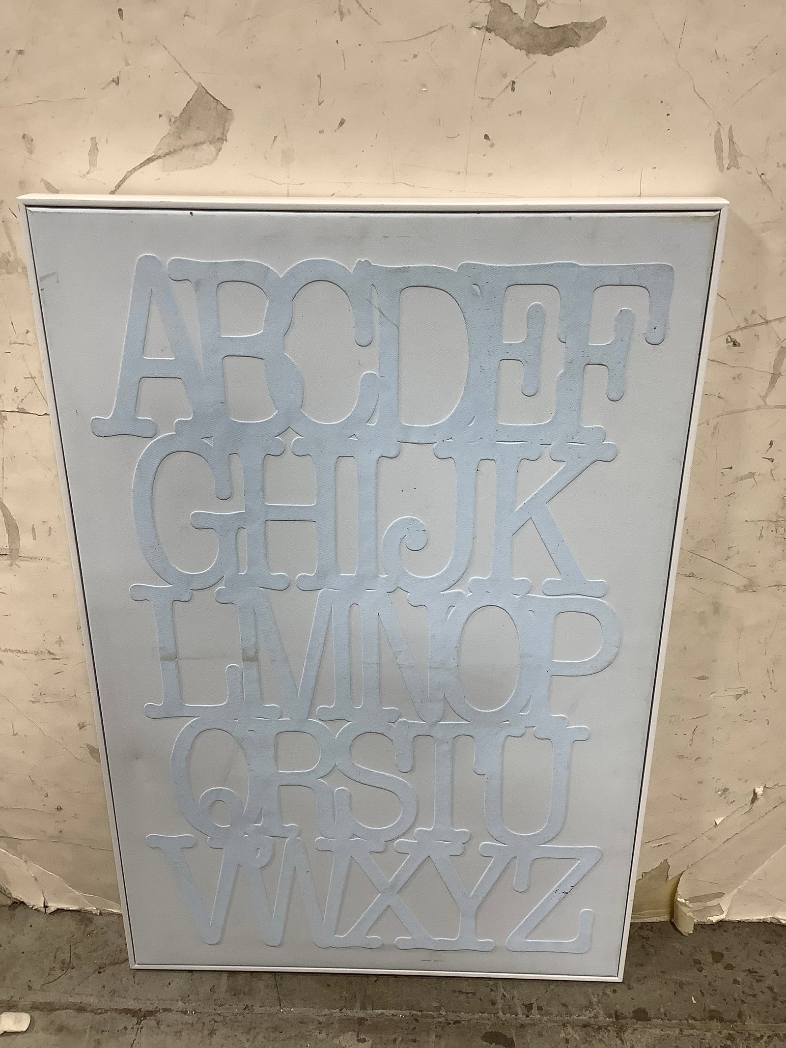 Alphabet canvas artwork(24inx36in) (1 of 1)