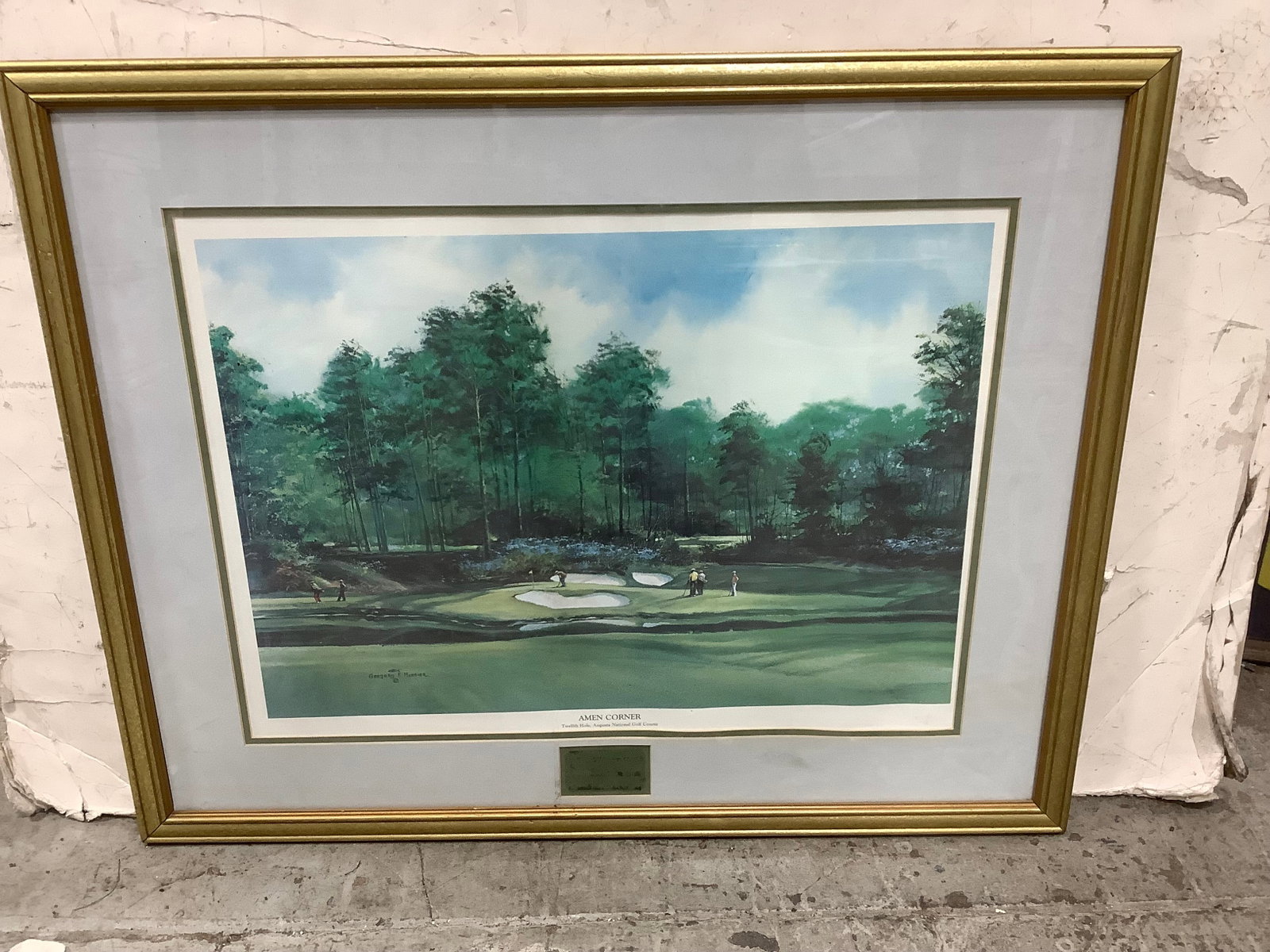 Limited edition framed print signed Gregory F Messier(26inx32in) (1 of 1)