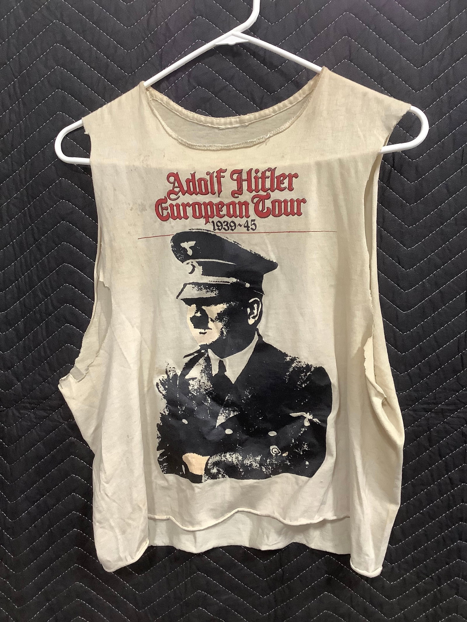 Adolf Hitler European Tour shirt(cut, size N/A): Adolf Hitler European Tour shirt(cut, size N/A)
