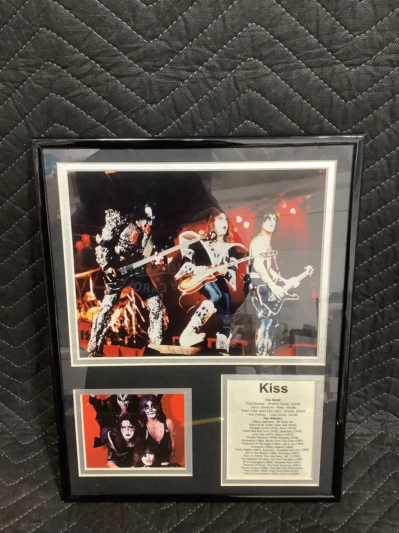 Kiss framed wall decor(11inx14in) (1 of 1)