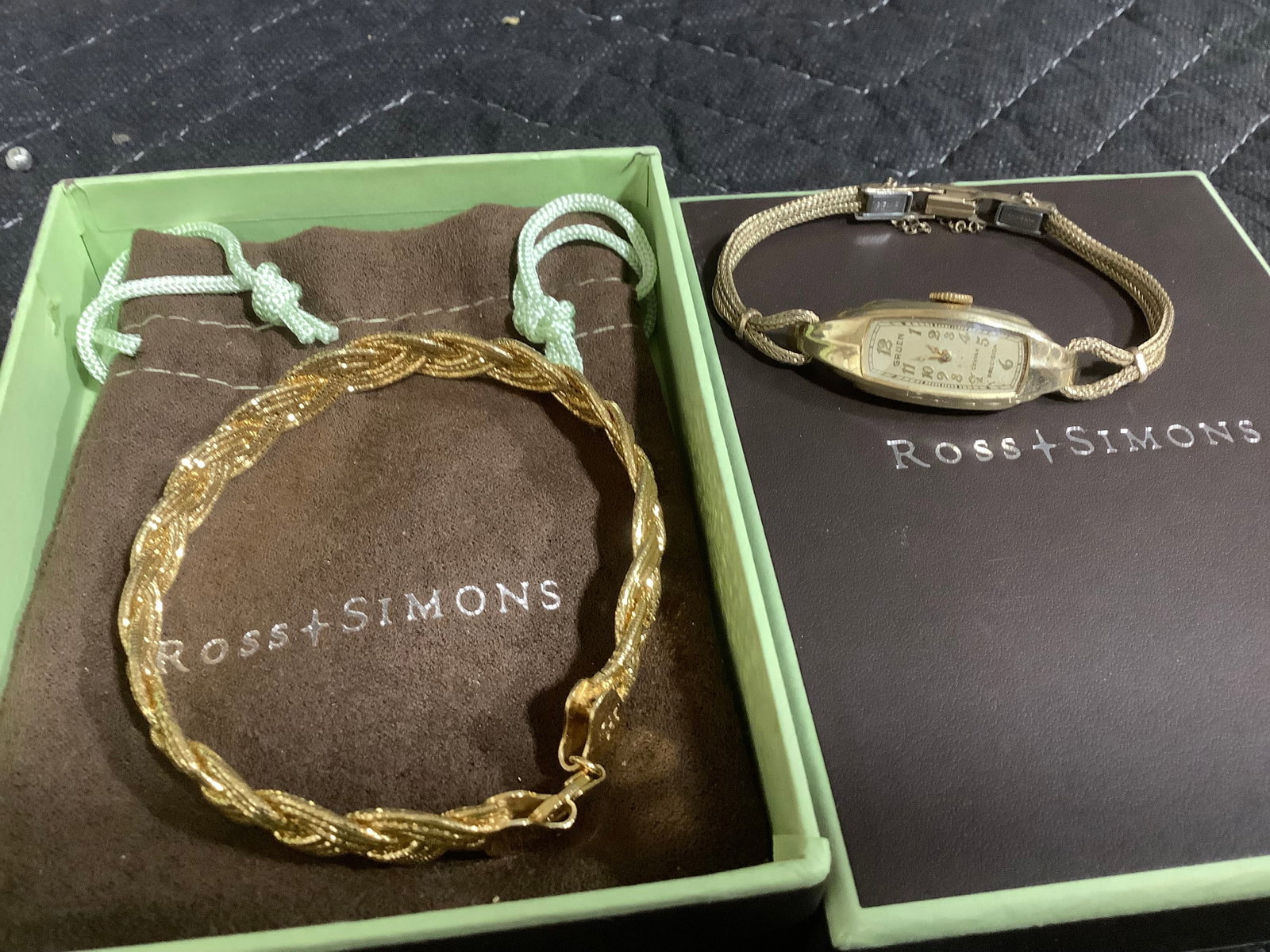Gruen watch and Ross Simons bracelet (1 of 1)