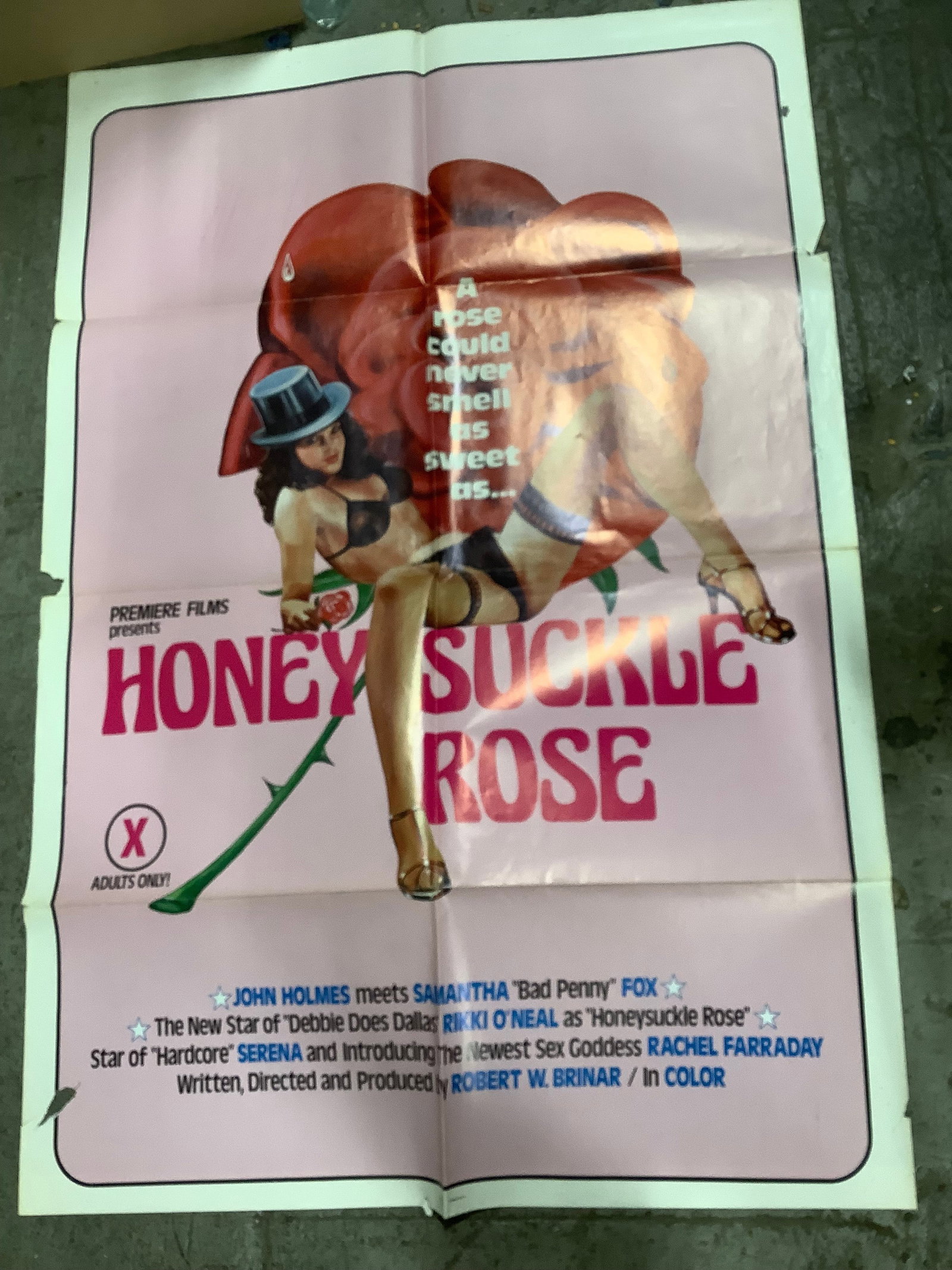 Honeysuckle Rose vintage poster(27inx40in-has holes): Honeysuckle Rose vintage poster(27inx40in-has holes)