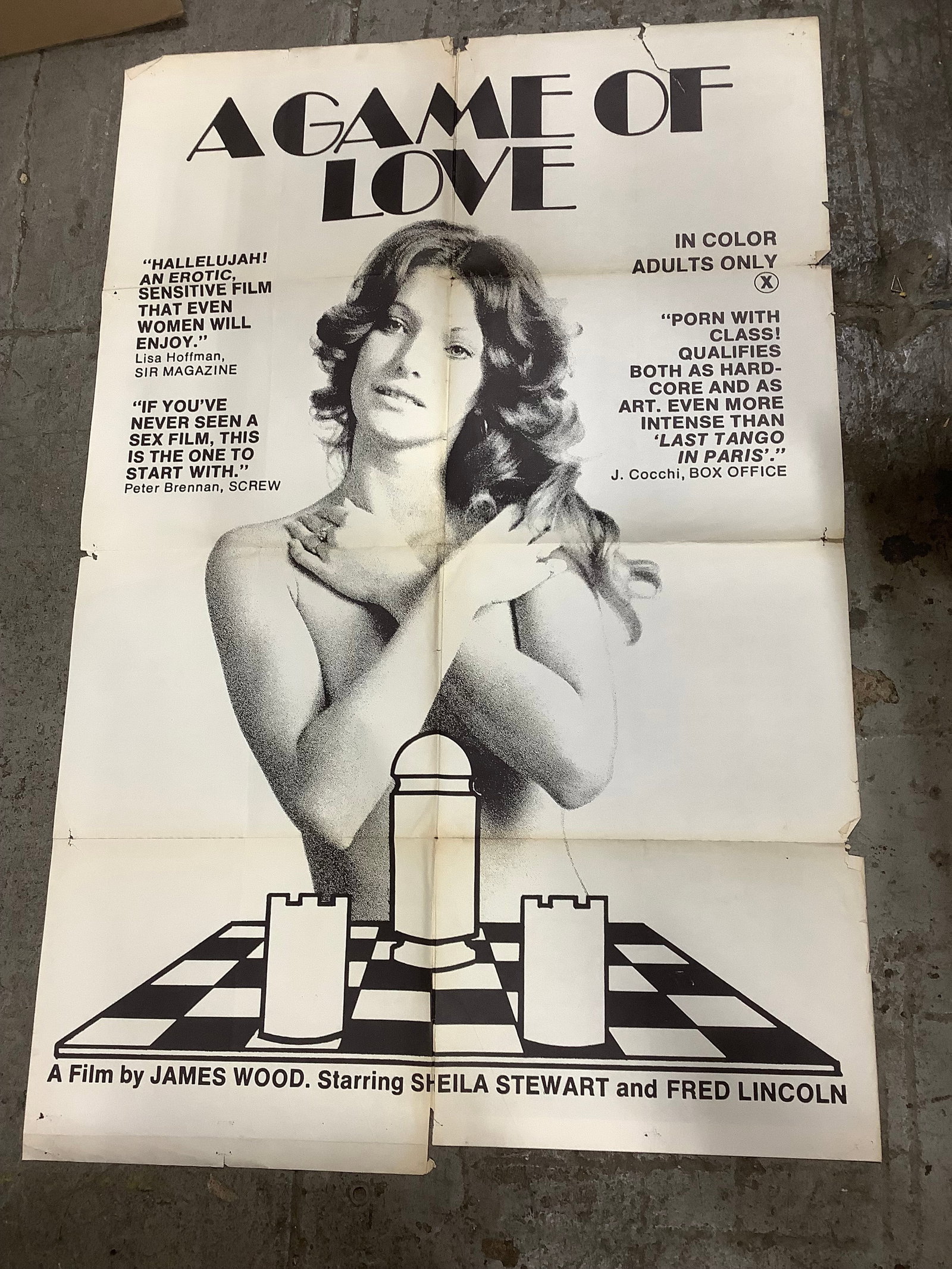 A Game of Love poster(27inx40in-torn): A Game of Love poster(27inx40in-torn)