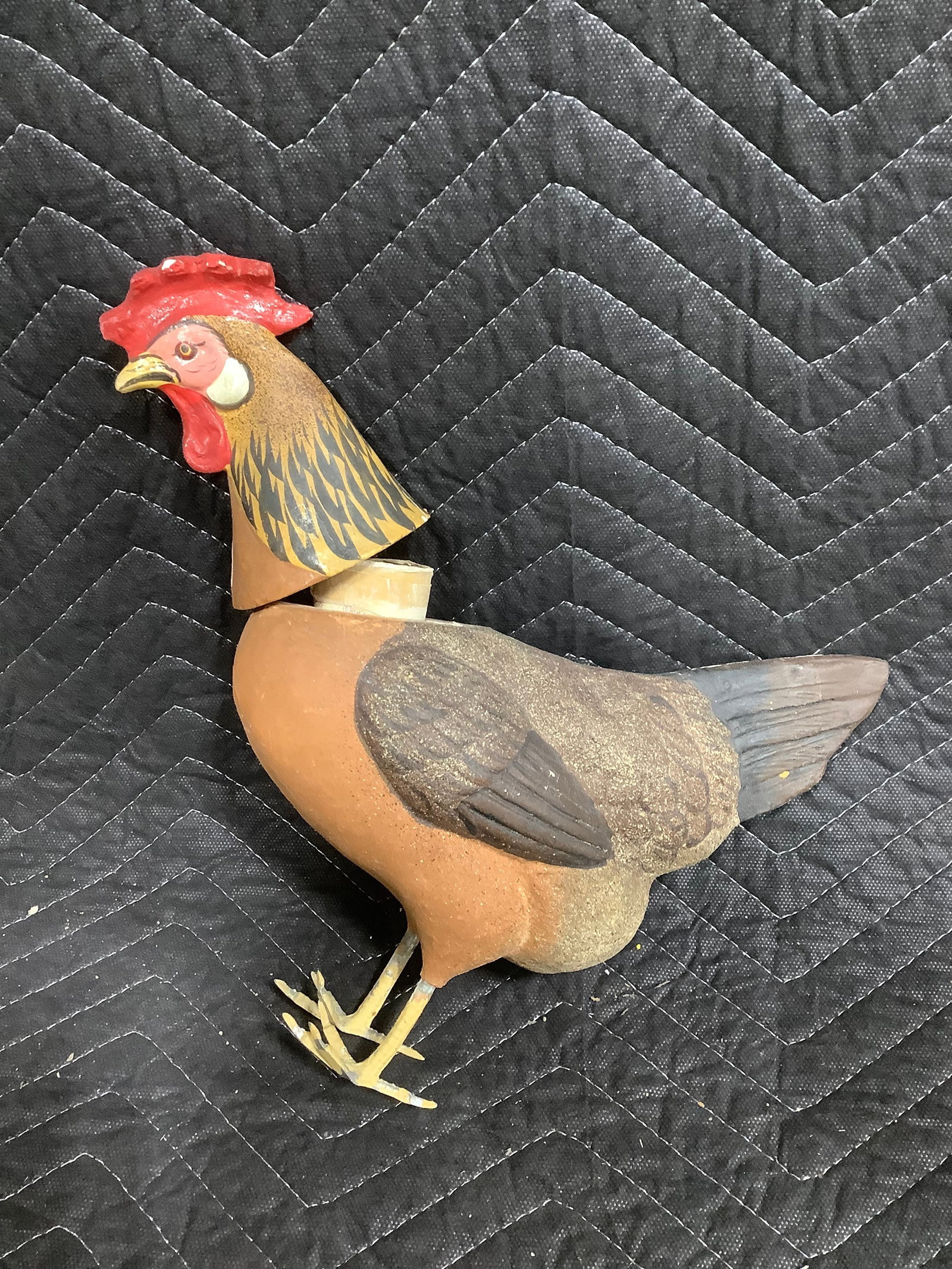 Papier Mache rooster(11in tall) (1 of 1)
