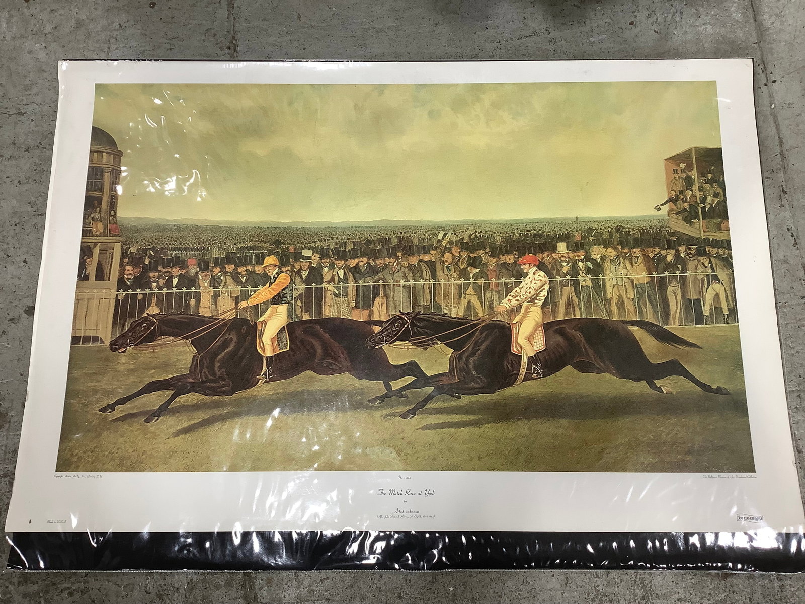 The Match Race at York art print(26inx40in) (1 of 1)