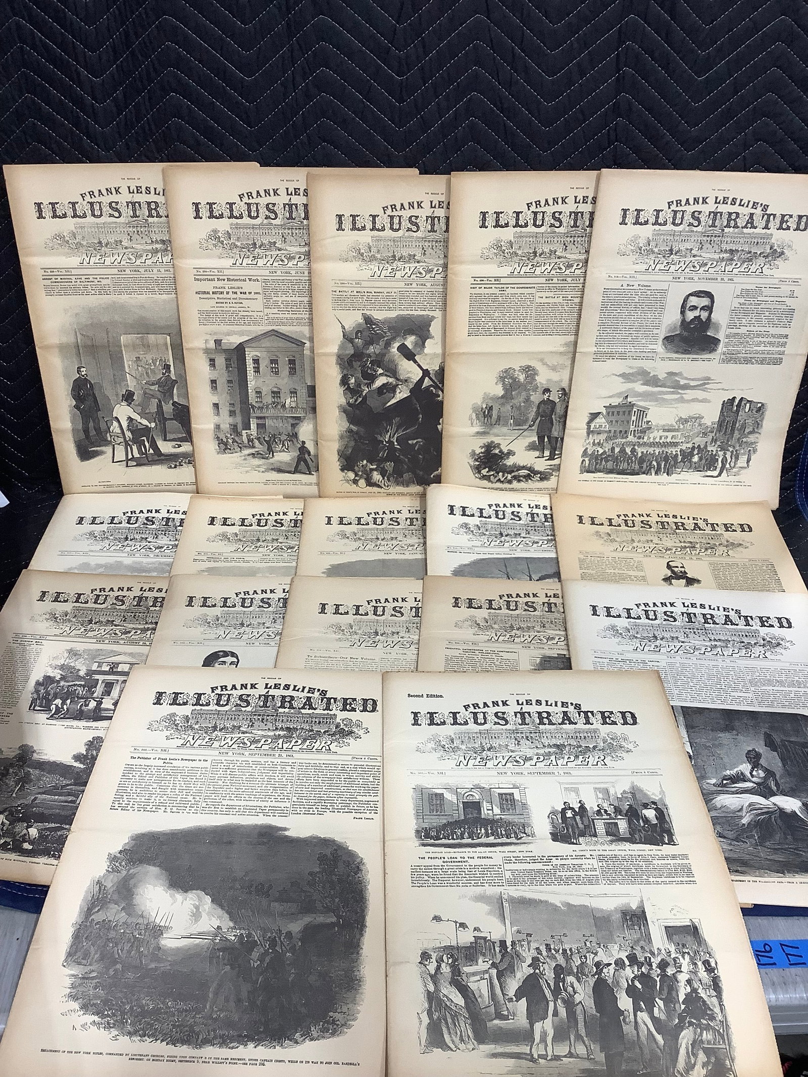 1800s Frank Leslie's/Southern Illustrated newspaper copies: 1800s Frank Leslie's/Southern Illustrated newspaper copies