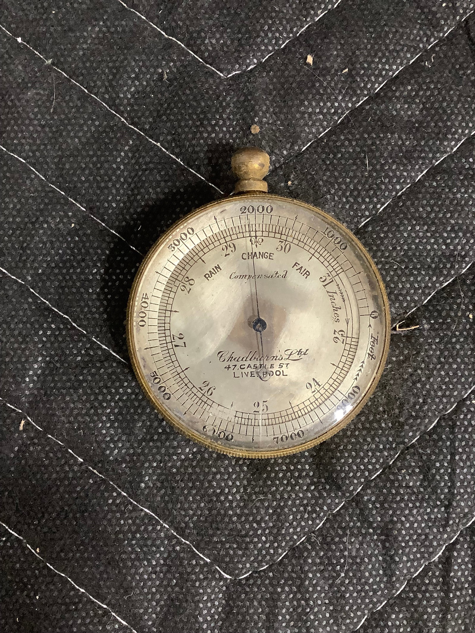 Chadburns Ltd. pocket barometer (1 of 1)