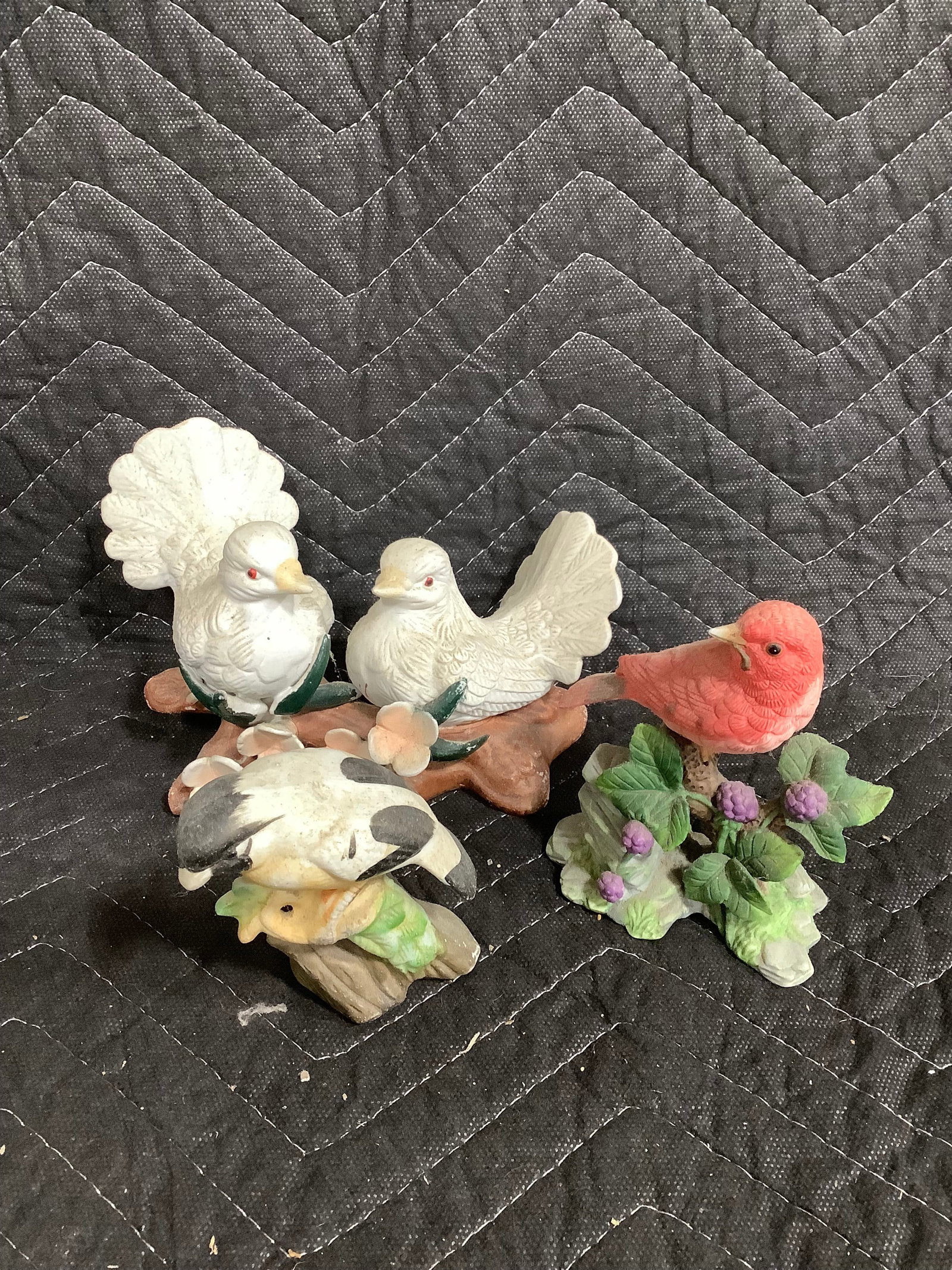 Vintage hand painted porcelain figurines(tallest 5.5in) (1 of 1)
