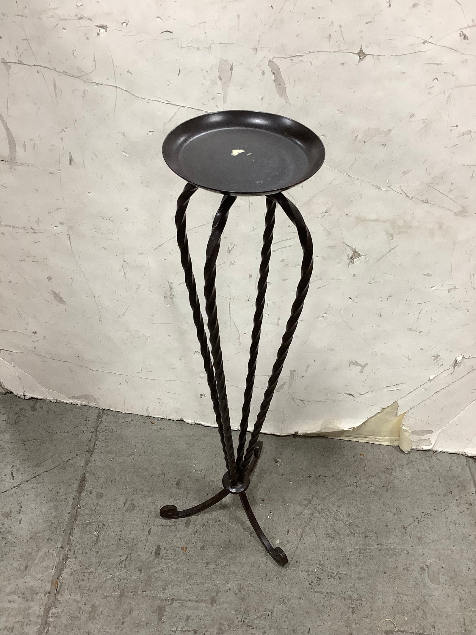 Wrought iron candle pillar holder(30in tall) (1 of 1)