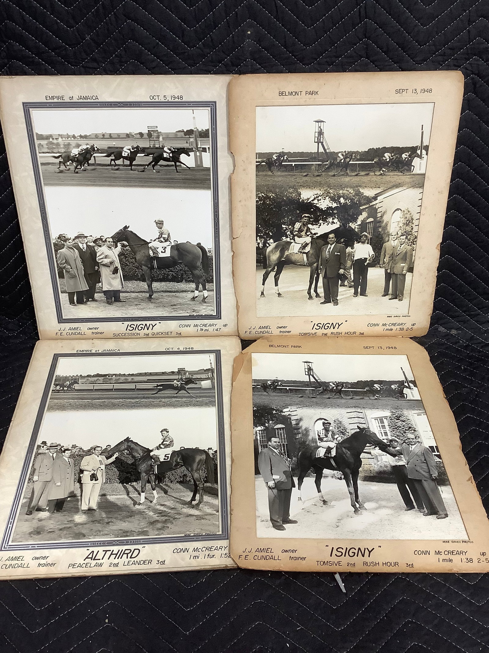 Vintage horse racing prints(14inx17in): Vintage horse racing prints(14inx17in)