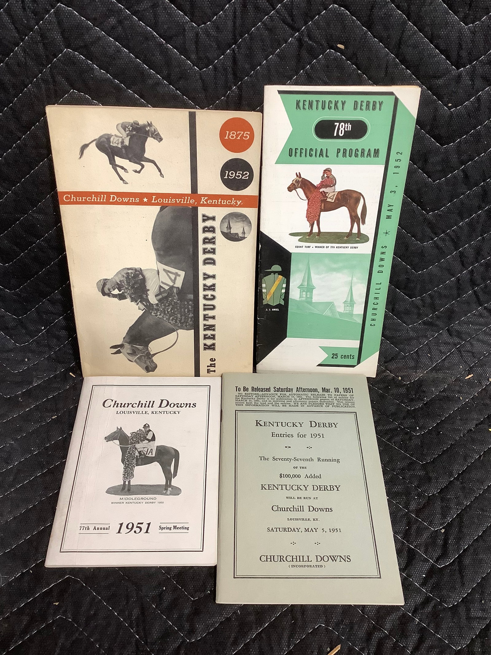 Vintage Kentucky Derby ephemera: Vintage Kentucky Derby ephemera
