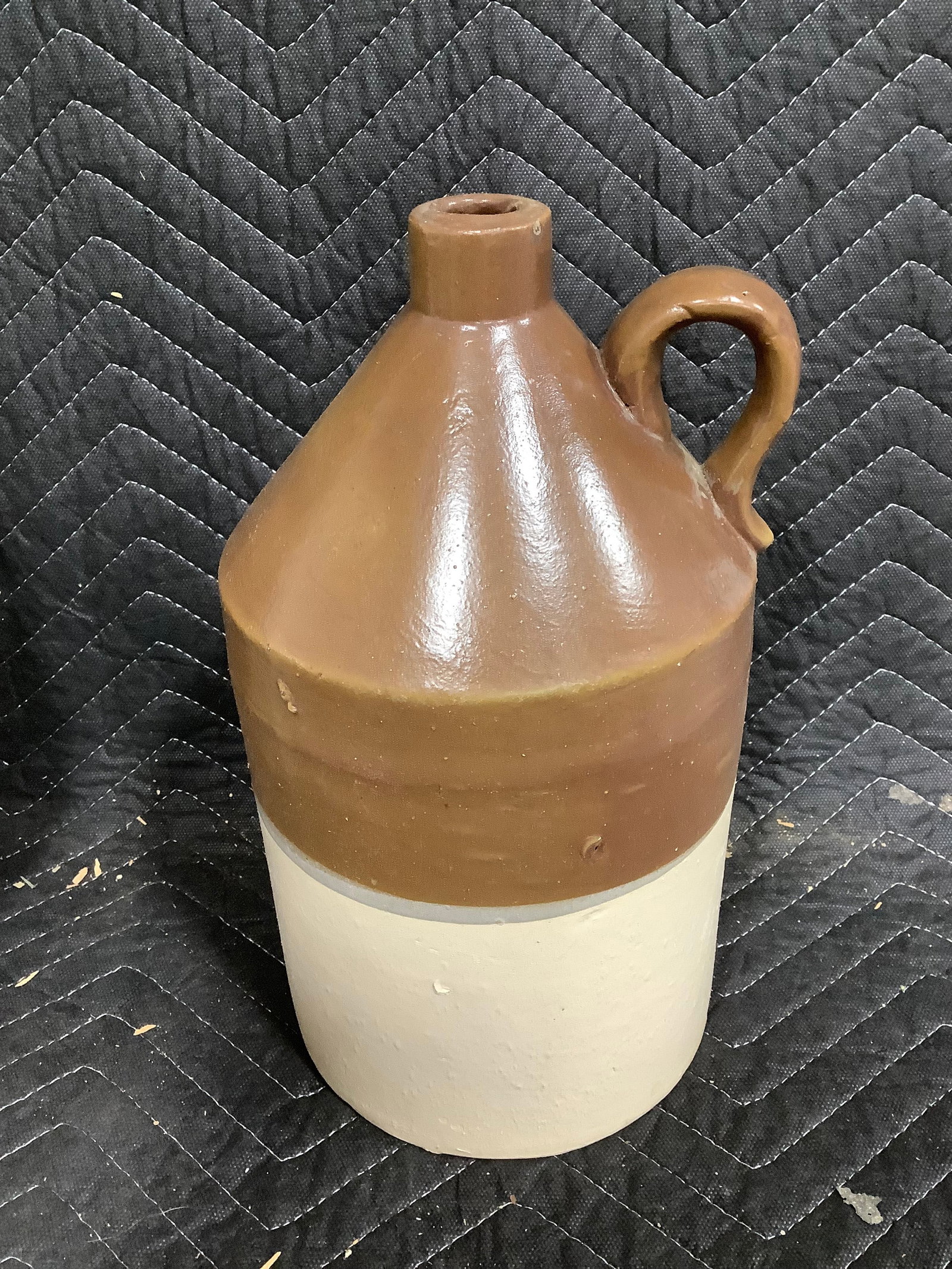 Two tone stoneware jug(12.5in tall) (1 of 1)