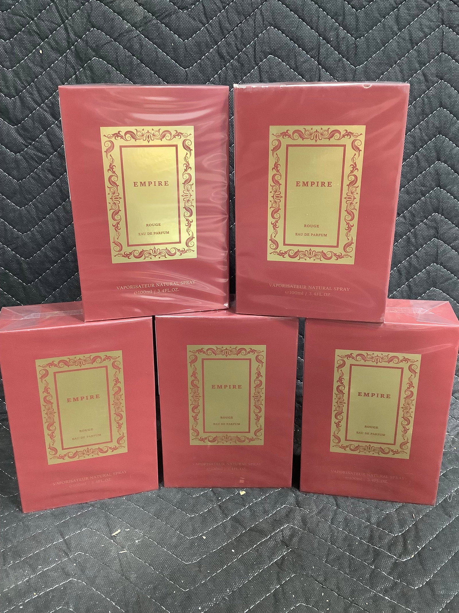 Empire rouge eau de parfum*sealed, 3.4fl.oz. each*: Empire rouge eau de parfum*sealed, 3.4fl.oz. each*
