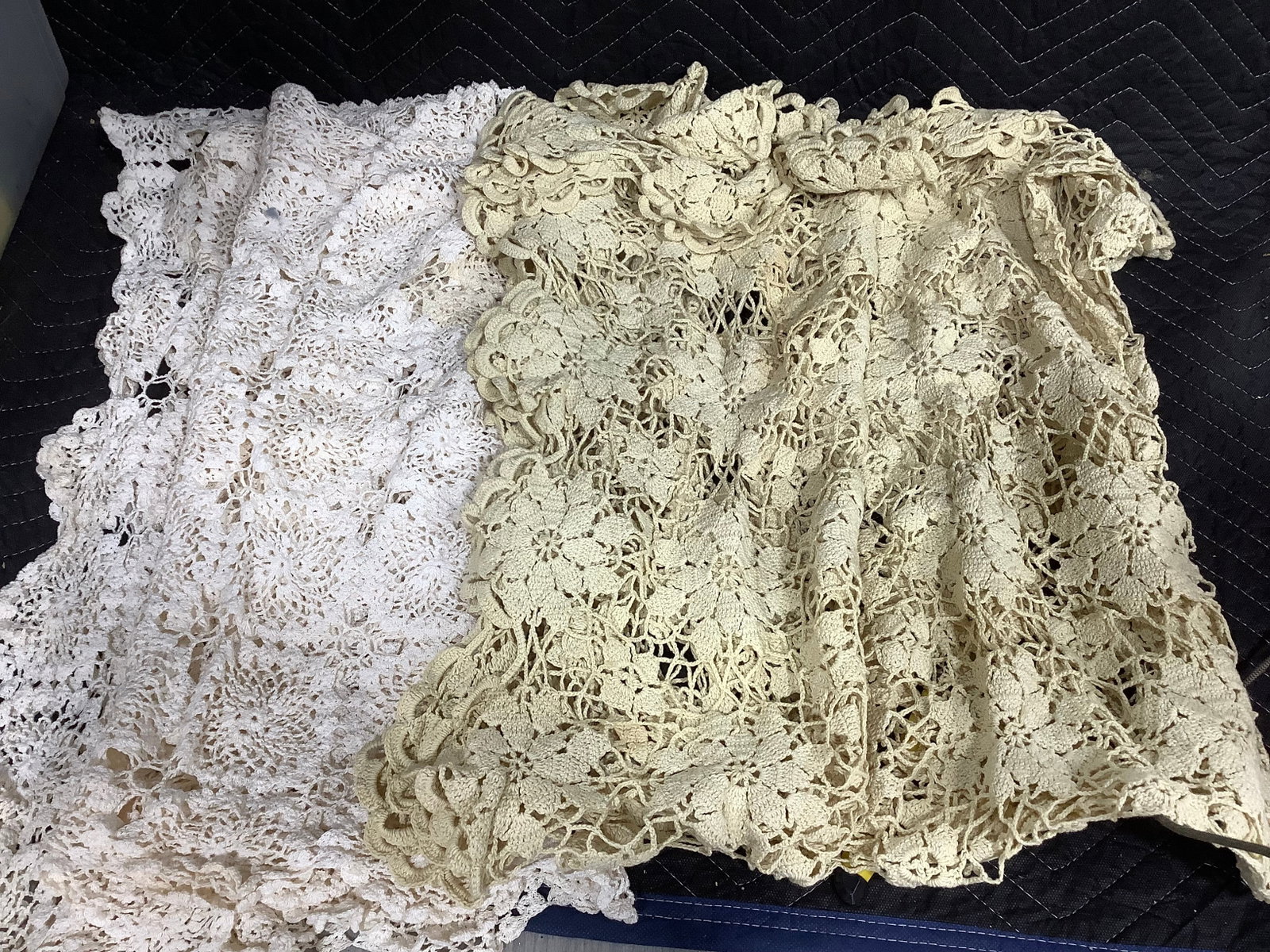 Vintage crochet tablecloths (1 of 1)