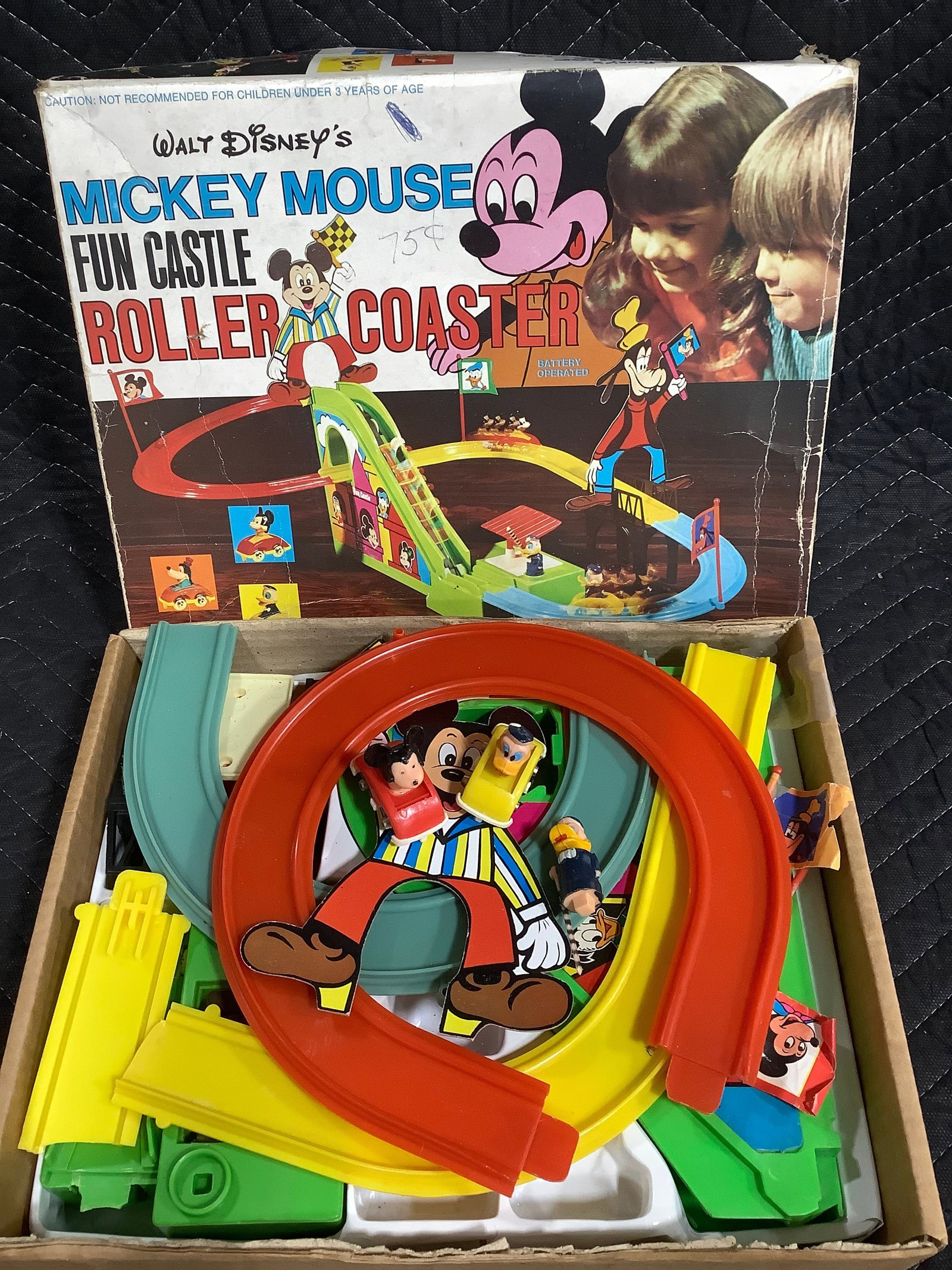 Vintage Mickey Mouse fun castle roller coaster (1 of 1)