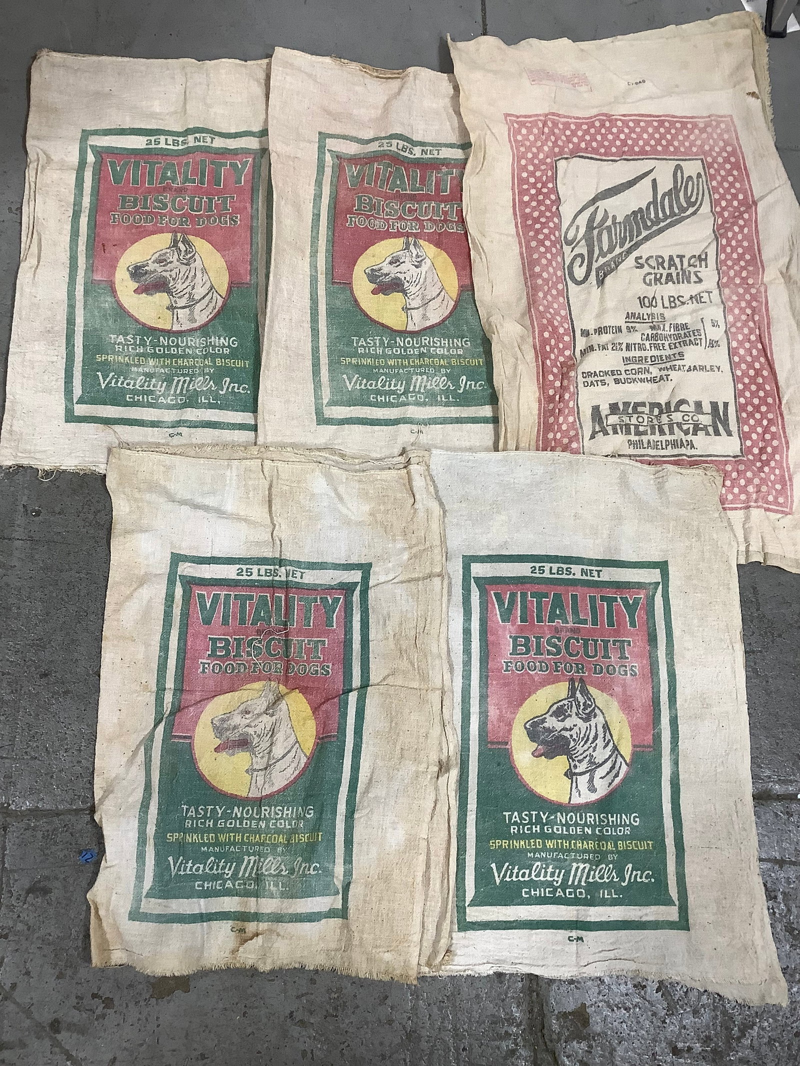Vintage feed bags (1 of 1)