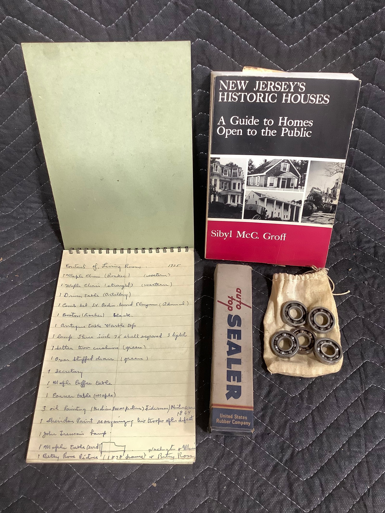 Vintage Auto top sealer, New Jerseys Historic houses book, and more (1 of 1)