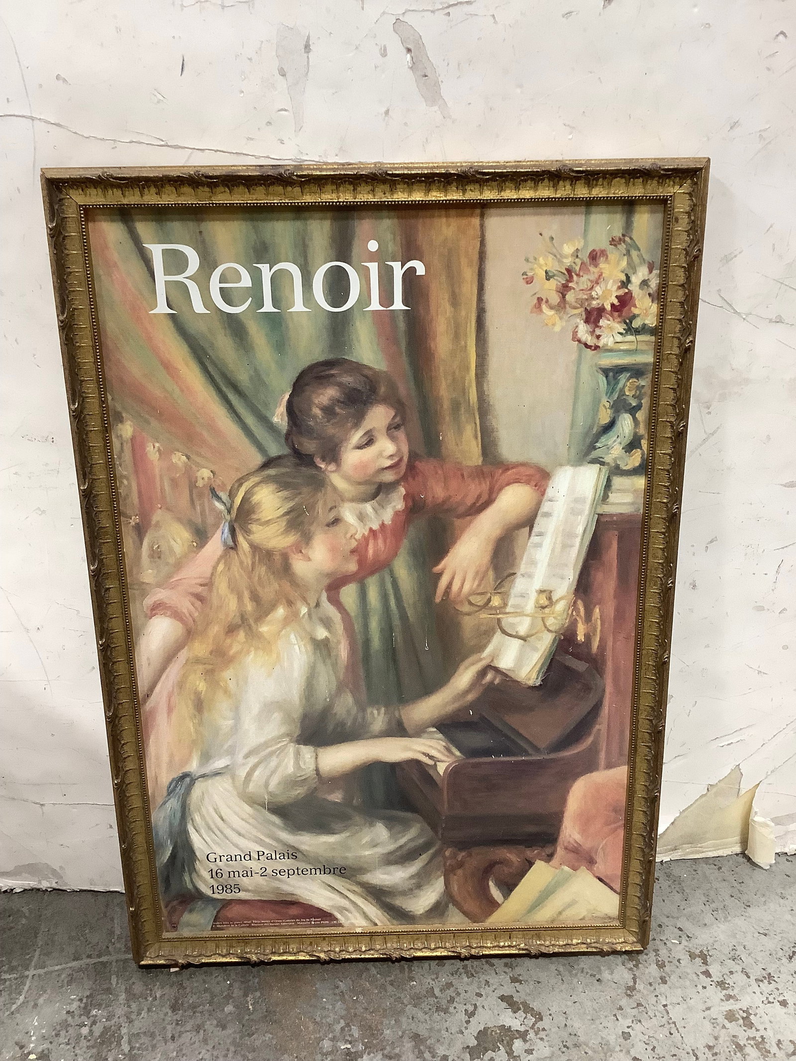 Renoir Grand Palais 1985 framed print(17.5inx25.5in): Renoir Grand Palais 1985 framed print(17.5inx25.5in)