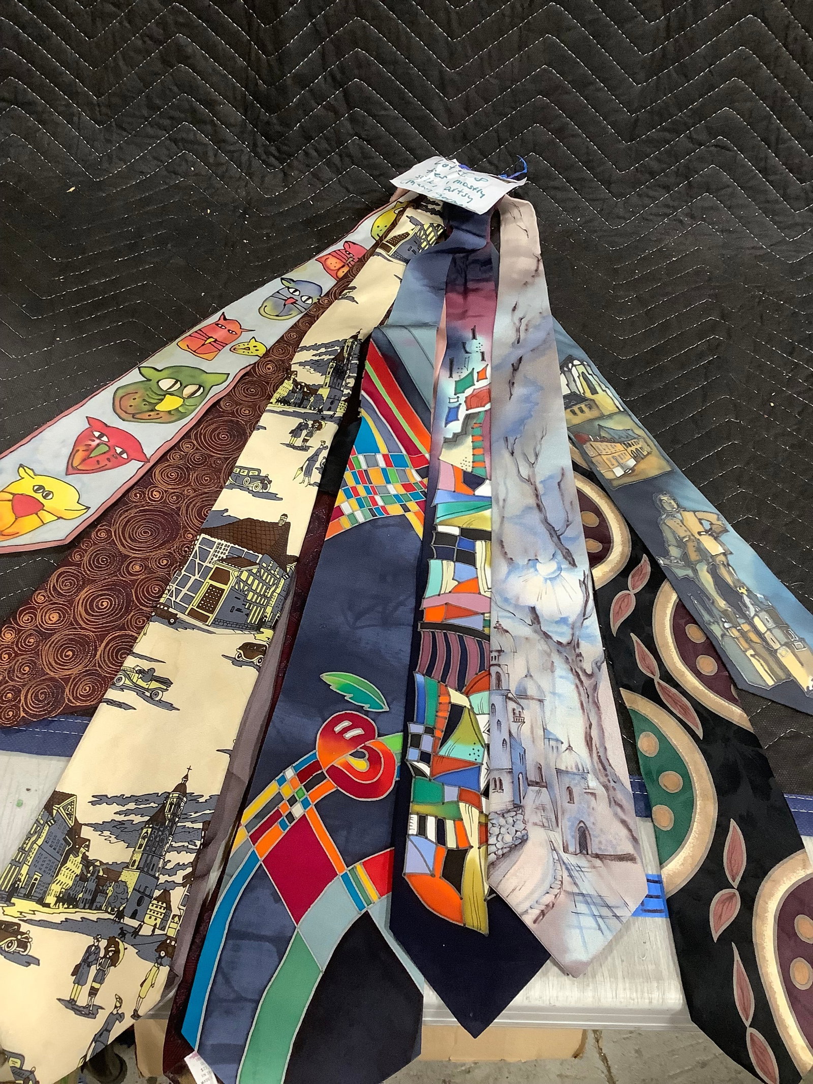 Various ties(mostly silk, some german designs): Various ties(mostly silk, some german designs)