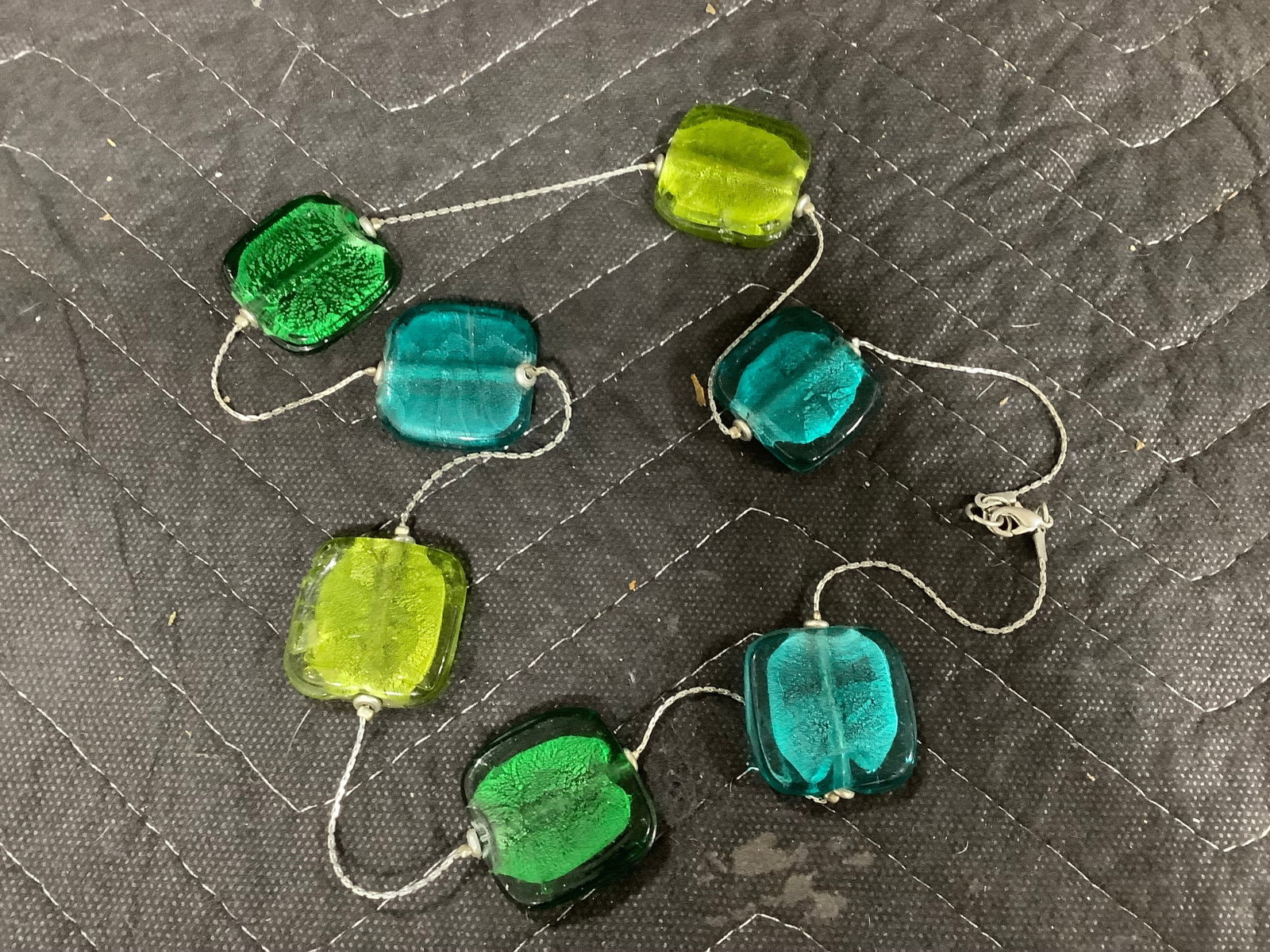 10,000 glass tile villages necklace (1 of 1)